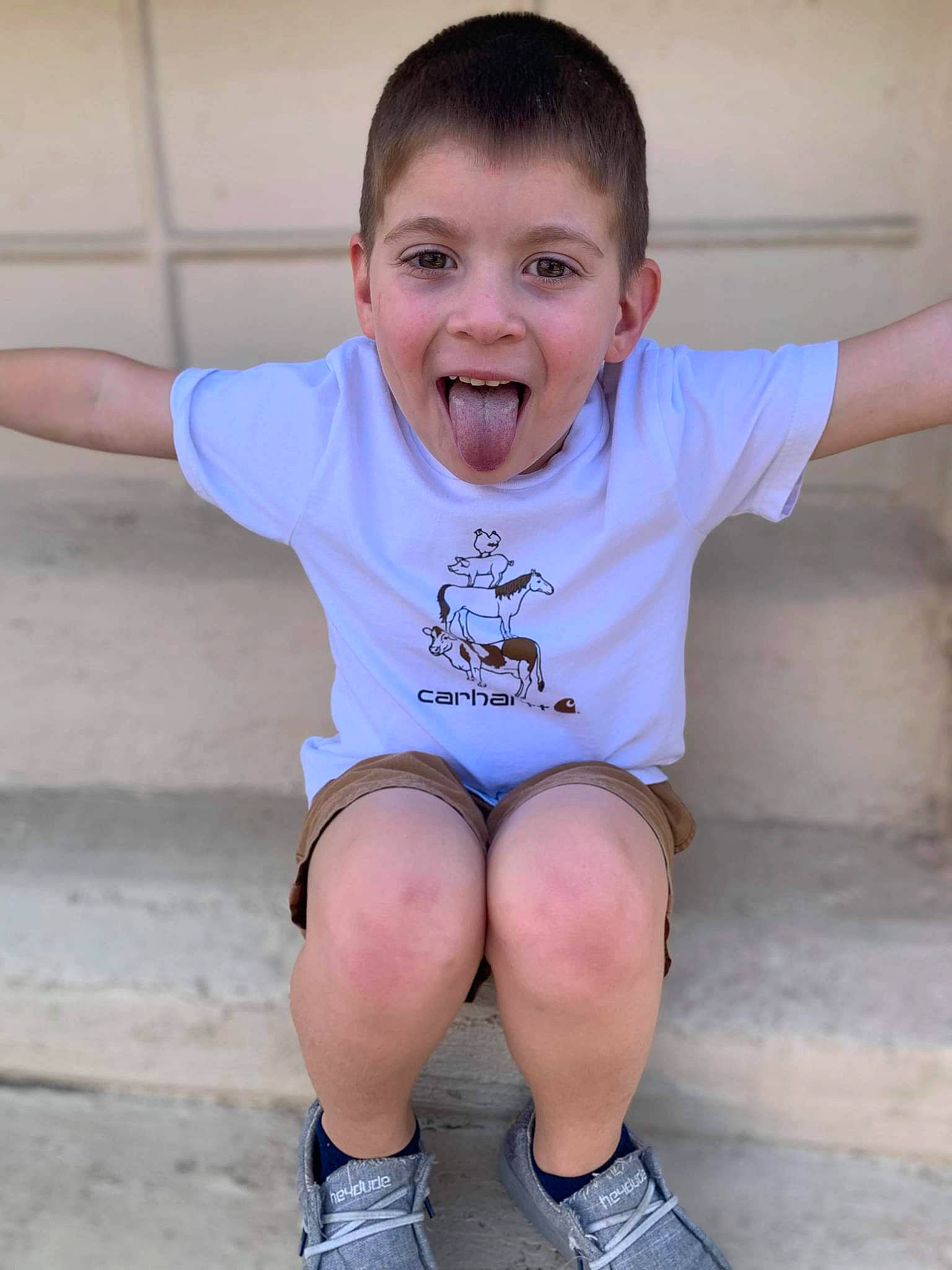 Josiah joined the competition — help win amazing prizes! baby_toddler_clothing, beauty, cheek, finger, flash_photography, happy, knee, leg, lip, neck, organ, people, person, photograph, sleeve, smile, snapshot, standing, summer, t_shirt