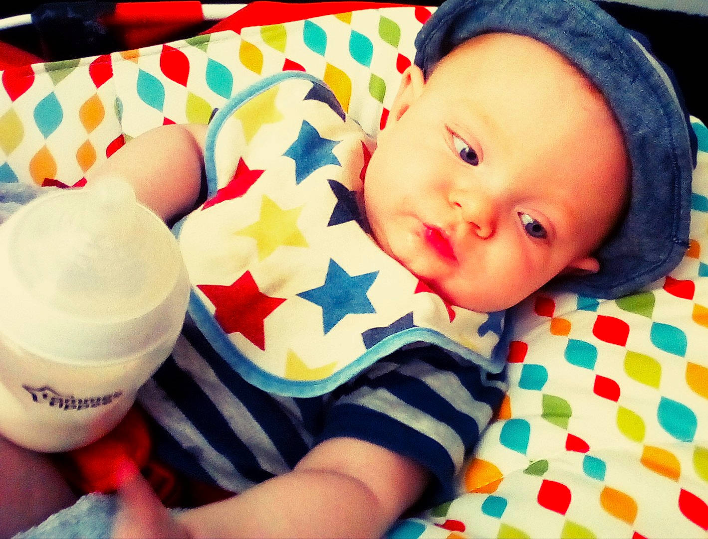 Jenson joined the competition — help win amazing prizes! baby, baby_products, baby_toddler_clothing, beauty, cheek, child, cool, drink, ear, eye, food, head, lip, nose, pattern, person, play, product, skin, toddler