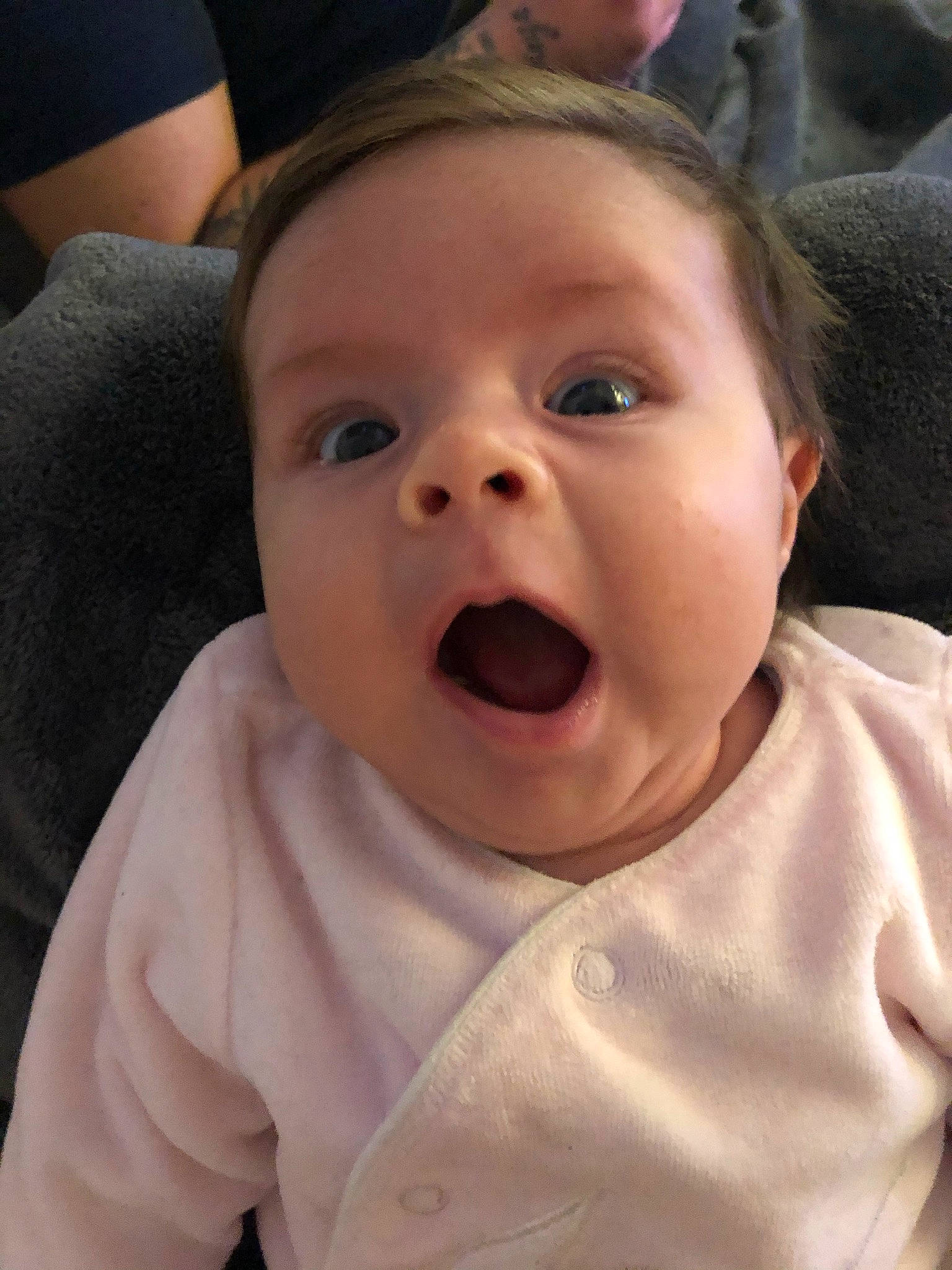 Hope participe au concours pour gagner de l'argent avec cette photo : baby, baby_toddler_clothing, cheek, child, chin, ear, eye, eyebrow, eyelash, forehead, iris, lip, mouth, neck, nose, organ, person, skin, throat, toddler