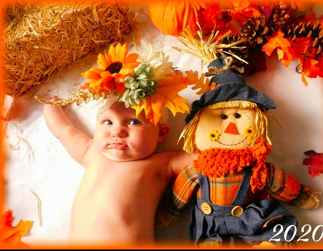 Hazel joined the competition — help win amazing prizes! child, fictional_character, happy, headwear, orange, person, photography, tradition