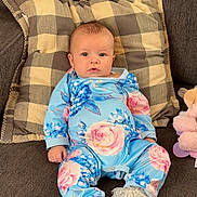 Eleanor joined the competition — help win amazing prizes! baby, chair, clothing, couch, cushion, face, flower, furniture, head, homedecor, pajamas, pants, person, photography, plant, portrait, rose, sitting, sleeping, toy