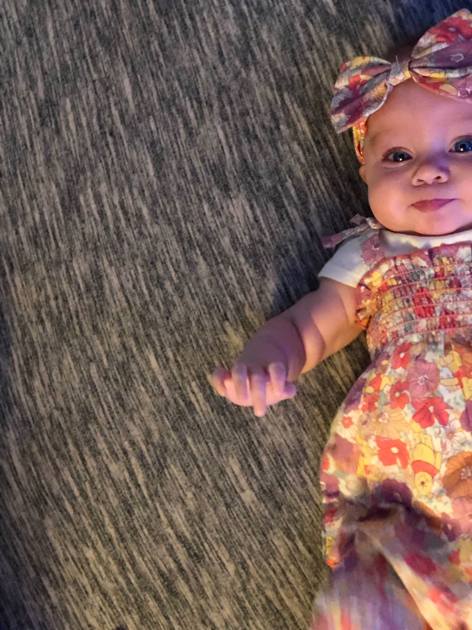 Anastyn Green joined the competition — help win amazing prizes! baby, baby_toddler_clothing, child, child_model, costume, day_dress, fashion_accessory, fawn, fun, grass, happy, iris, magenta, pattern, people_in_nature, person, portrait_photography, sitting, sleeve, toddler