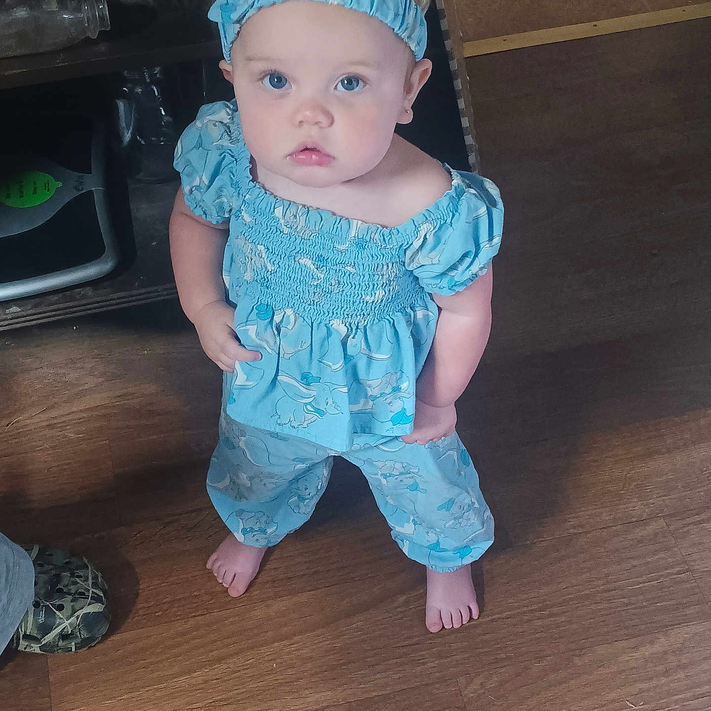 Holley joined the competition — help win amazing prizes! accessories, baby, bonnet, cap, clothing, dress, face, formalwear, hardwood, hat, head, jeans, pants, person, photography, plywood, portrait, sitting, toy, wood