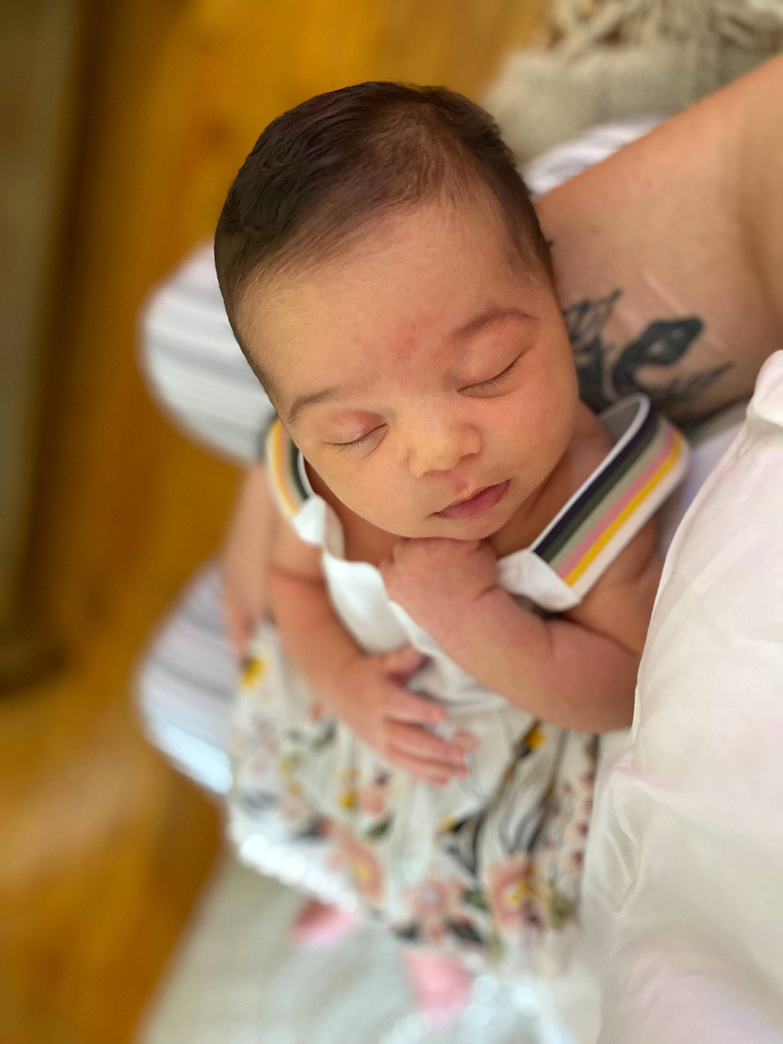 Juniper is registered to the contest to win money with this photo: abdomen, baby, baby_toddler_clothing, child, comfort, elbow, eyelash, fun, happy, jewellery, person, room, sitting, skin, t_shirt, toddler, tradition, wood