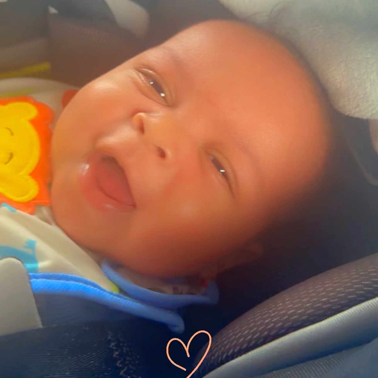 Luca is registered to the contest to win money with this photo: baby, babylaughing, face, happy, head, laughing, newborn, person, photography, portrait, smile