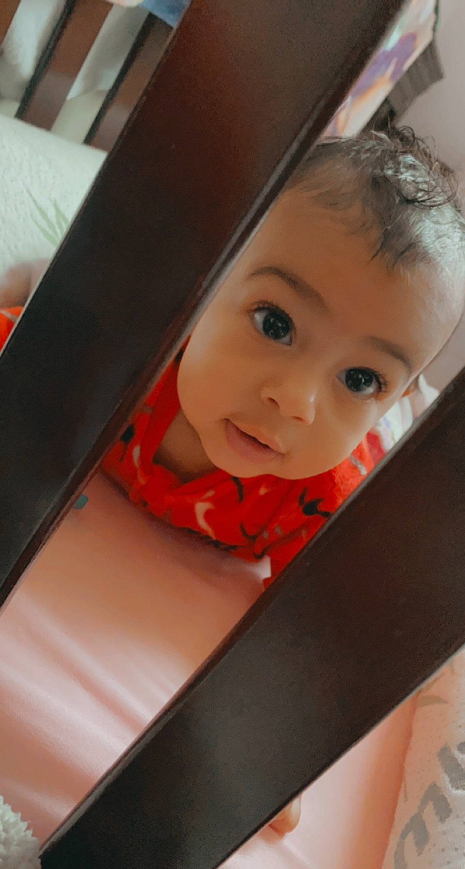 Jazlyn is registered to the contest to win money with this photo: automotive_design, baby, baby_products, car_seat, child, eye, eyelash, facial_expression, fun, hair, happy, head, iris, lip, nose, person, smile, surprise, toddler, vehicle_door