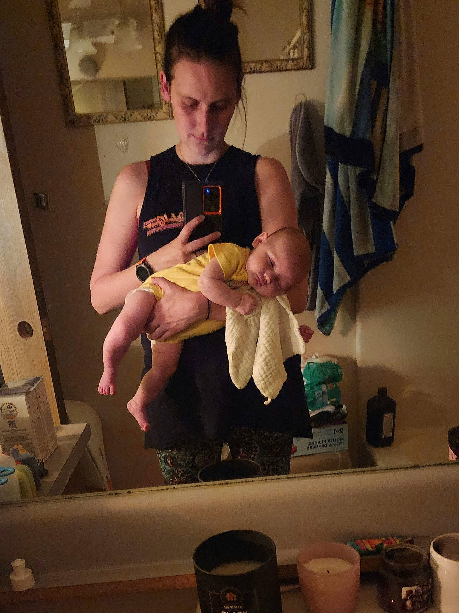 Lainey joined the competition — help win amazing prizes! abdomen, baby, child, cup, curtain, drinkware, finger, flesh, fun, human_leg, knee, mug, person, room, serveware, sitting, t_shirt, tableware, thigh, trunk