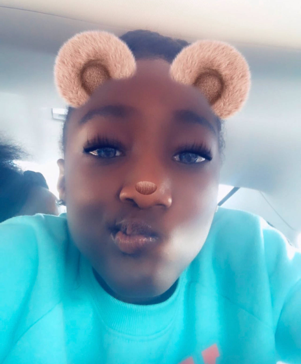 Zaira joined the competition — help win amazing prizes! cap, costume_hat, doll, ear, electric_blue, eyelash, fashion_accessory, fawn, fun, fur, gesture, hair_accessory, happy, headpiece, human_body, jaw, nose, person, selfie, stuffed_toy