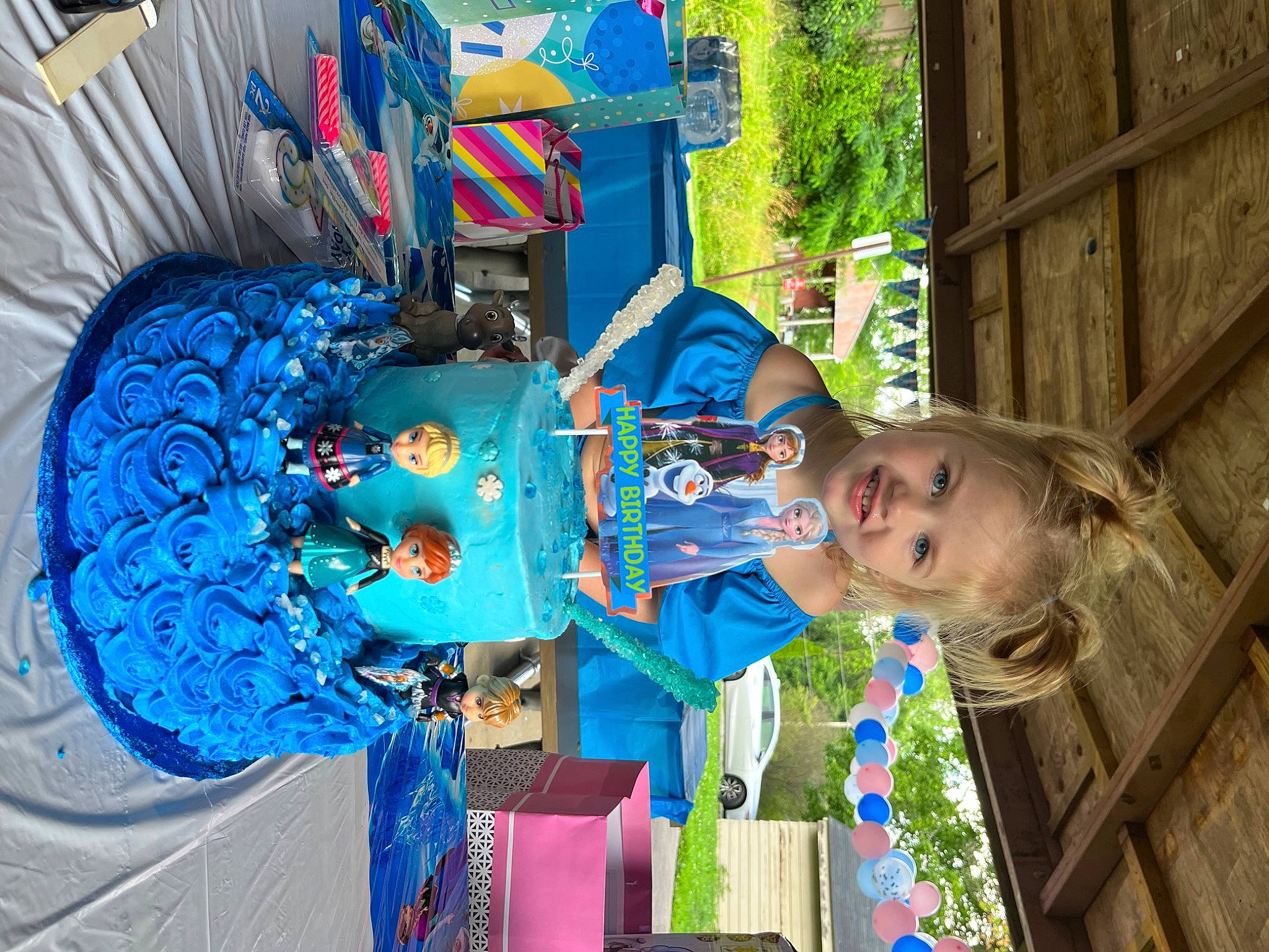 Raelynn joined the competition — help win amazing prizes! blue, child, electric_blue, event, fun, happy, joy, leisure, machine, person, plastic, recreation, smile, t_shirt, toddler, tree, vacation