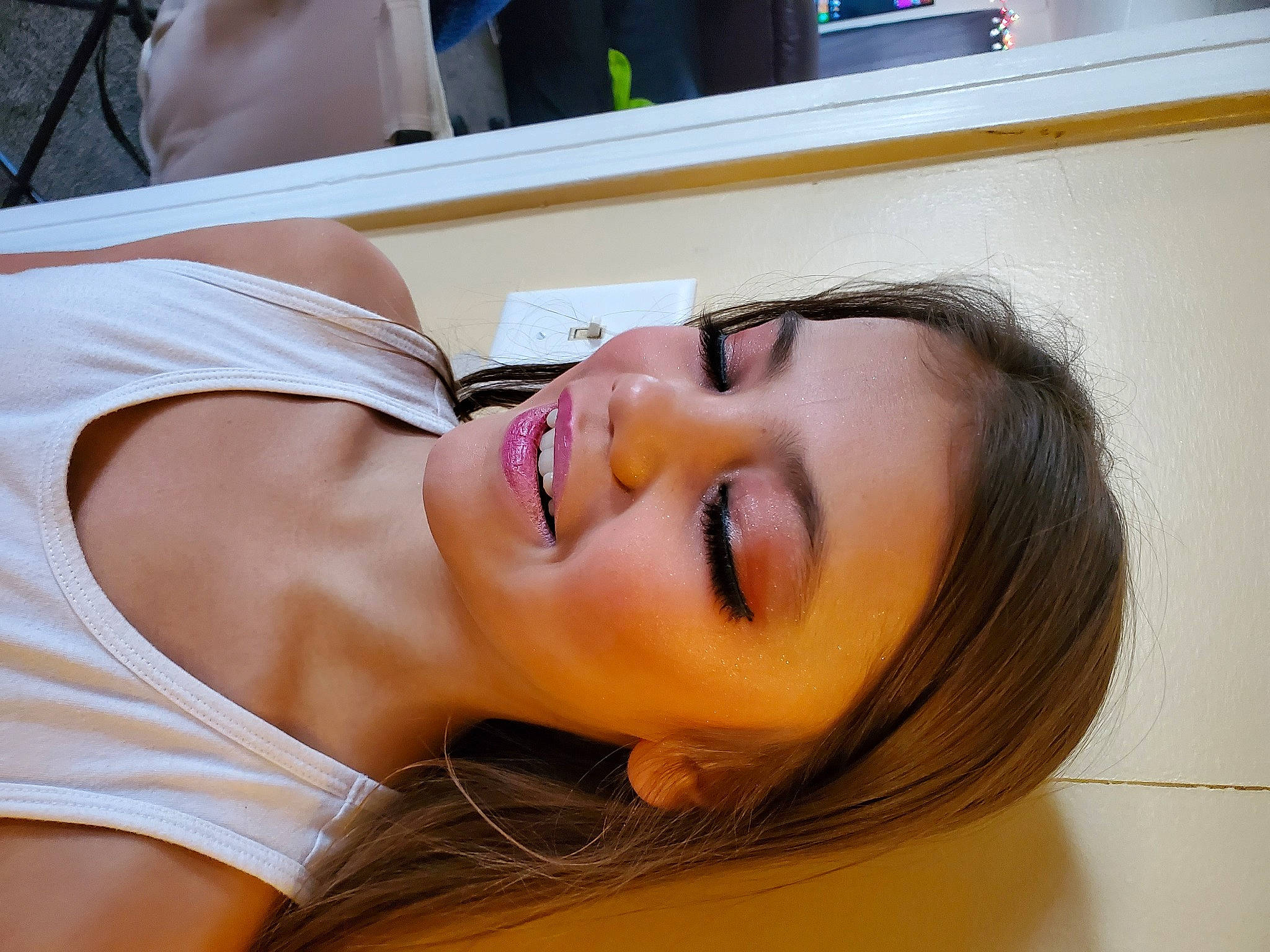 Avani joined the competition — help win amazing prizes! black_hair, chest, dress, earrings, eye_liner, eye_shadow, eyebrow, eyelash, flash_photography, happy, jaw, joy, lip, lipstick, makeover, mouth, neck, person, shoulder, skin