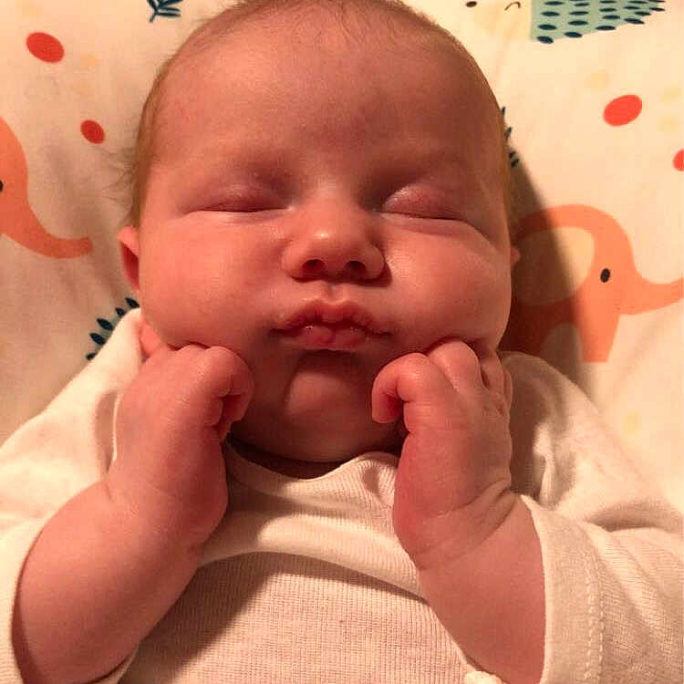 Draven joined the competition — help win amazing prizes! baby, bed, bedroom, blanket, clothing, cushion, face, furniture, head, homedecor, indoors, newborn, person, photography, portrait, quilt, room, skin, sleeping, tattoo