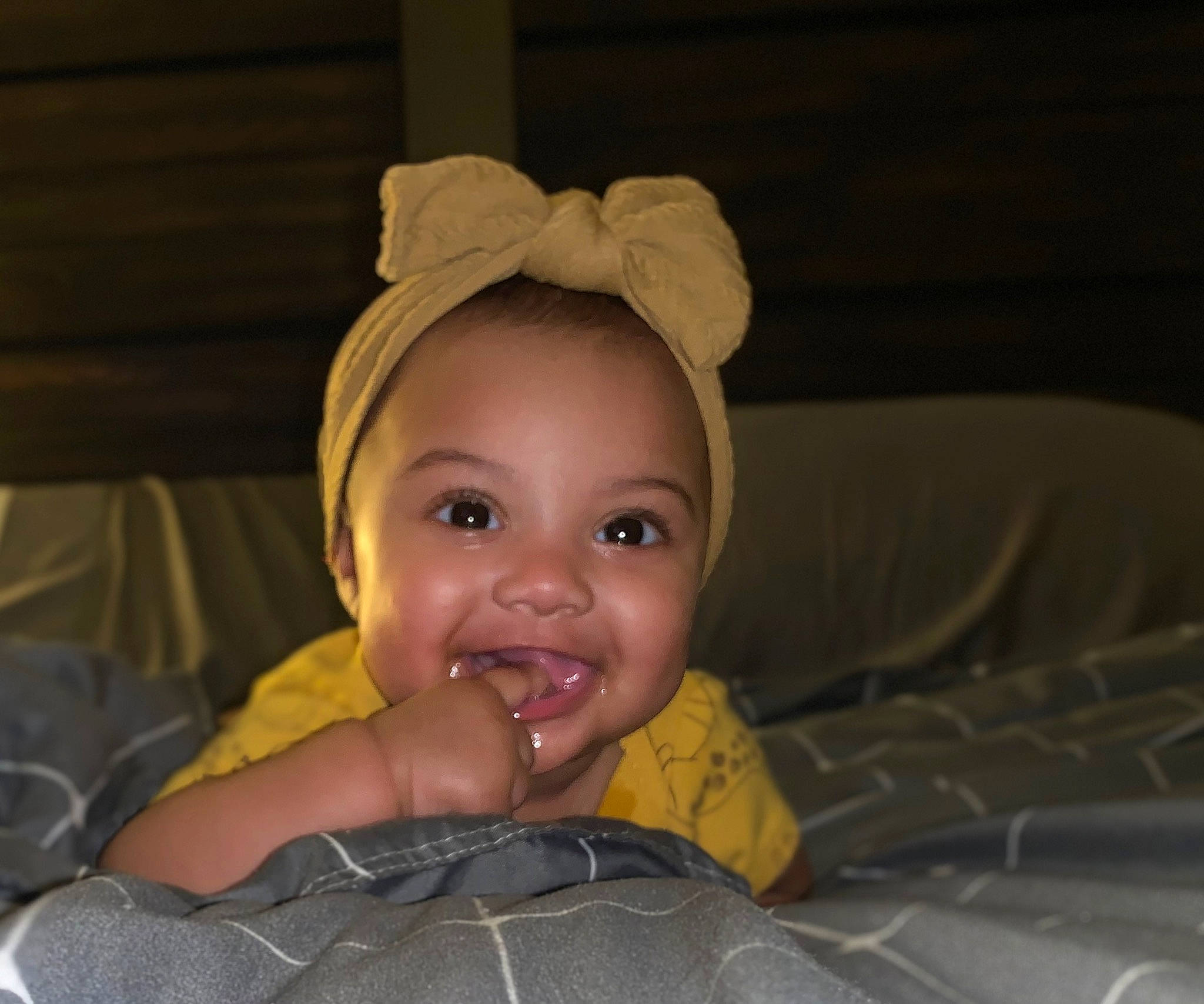 Kehlani joined the competition — help win amazing prizes! baby, cheek, child, comfort, ear, eye, fashion_accessory, flash_photography, flooring, fun, happy, headband, headpiece, iris, joy, linens, lip, nose, person, room