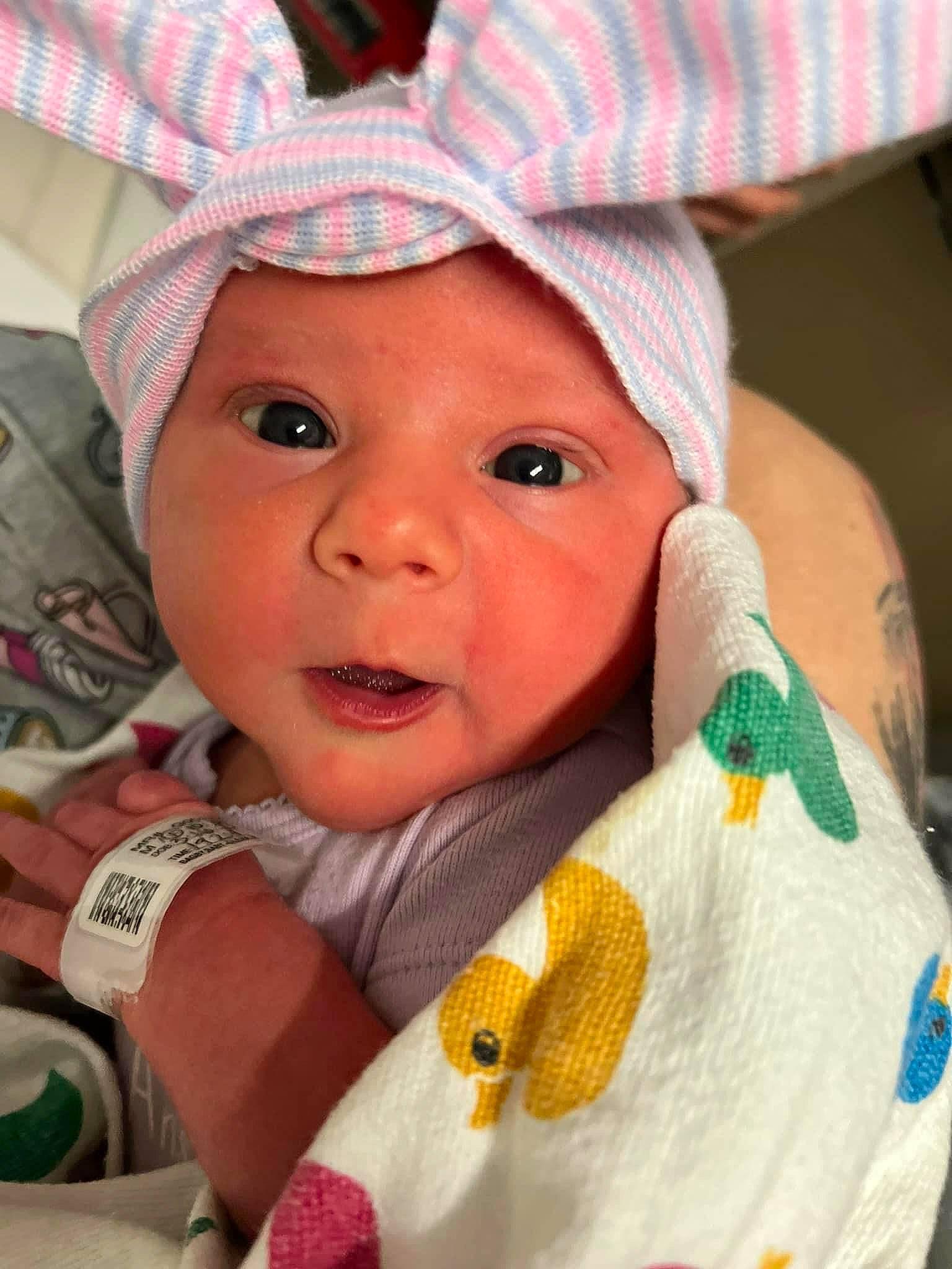 Sofia joined the competition — help win amazing prizes! baby, cap, cheek, chin, face, facial_expression, fedora, happy, hat, headgear, headwear, iris, lip, mouth, nose, organ, person, pink, skin, smile