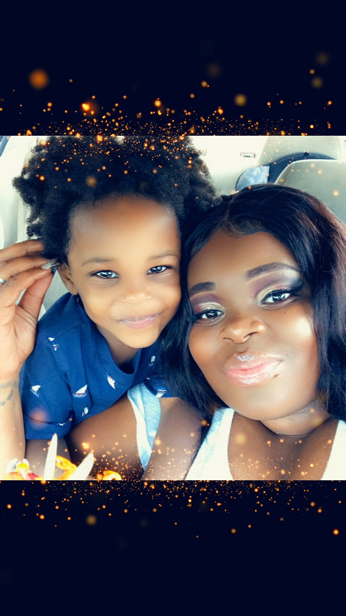 Jamari is registered to the contest to win money with this photo: black_hair, cheek, child, face, flash_photography, friendship, fun, hair, hairstyle, happy, head, joy, lip, person, photography, sky, smile, space