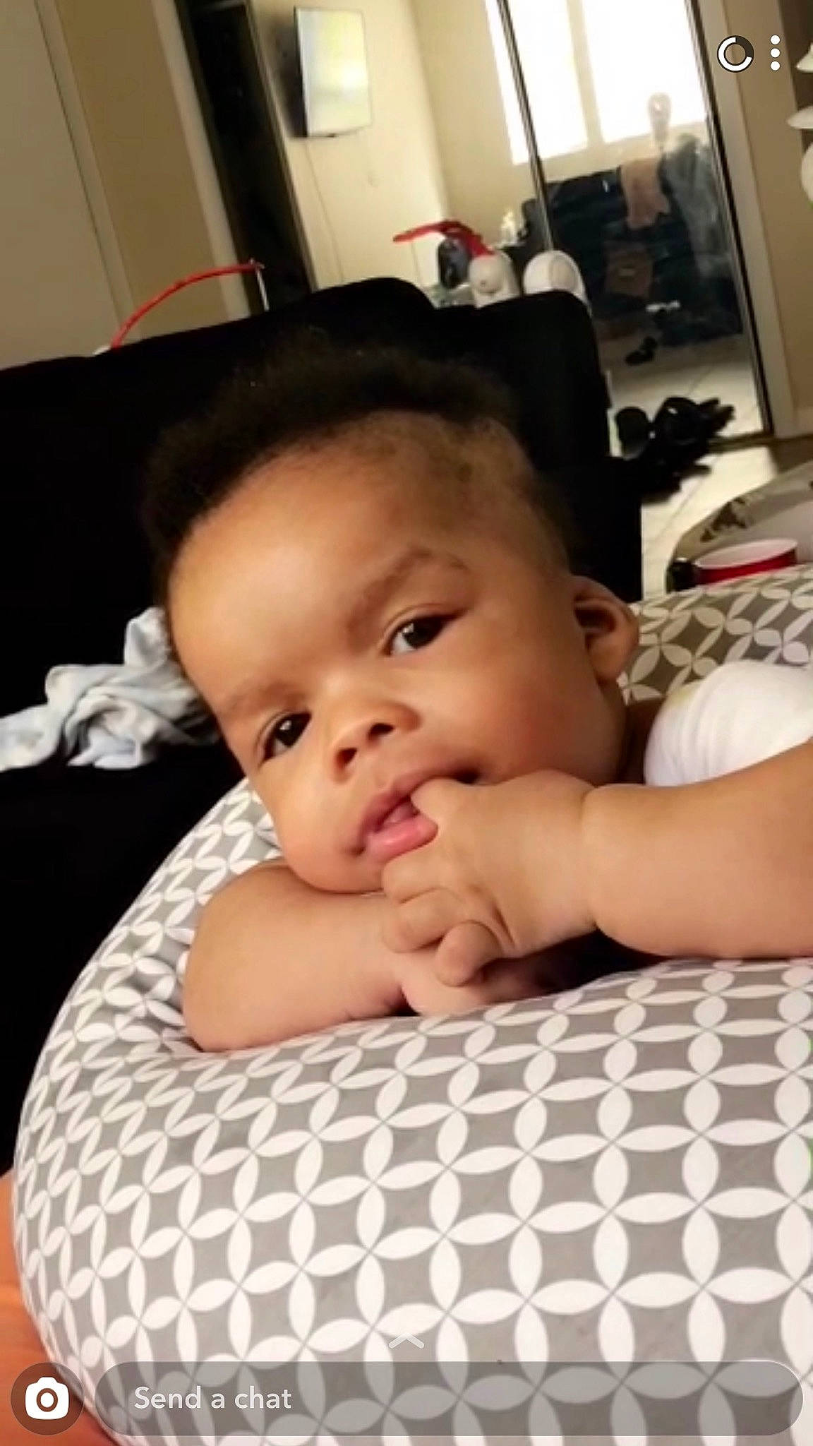 Julian joined the competition — help win amazing prizes! arm, baby, beauty, black_hair, cheek, child, ear, eye, eyebrow, face, finger, forehead, head, lip, mouth, nose, person, product, skin, toddler