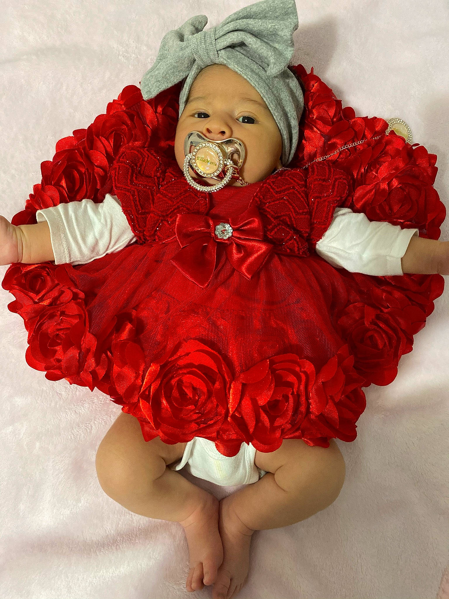 Ellamarie is registered to the contest to win money with this photo: baby, baby_toddler_clothing, bow_tie, child, costume_hat, dress, fashion_accessory, happy, hat, headgear, headwear, magenta, mythical_creature, outerwear, pattern, person, personal_protective_equipment, pink, purple, sleeve
