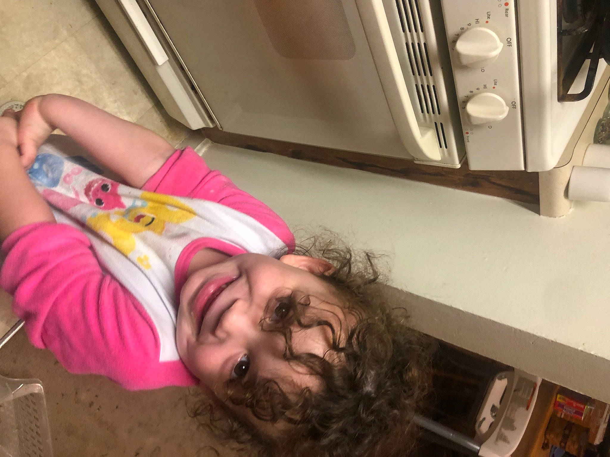 Riley joined the competition — help win amazing prizes! beard, child, comfort, eyewear, flesh, flooring, fun, hair_coloring, happy, human_leg, joy, leisure, magenta, mouth, person, room, selfie, smile, thigh