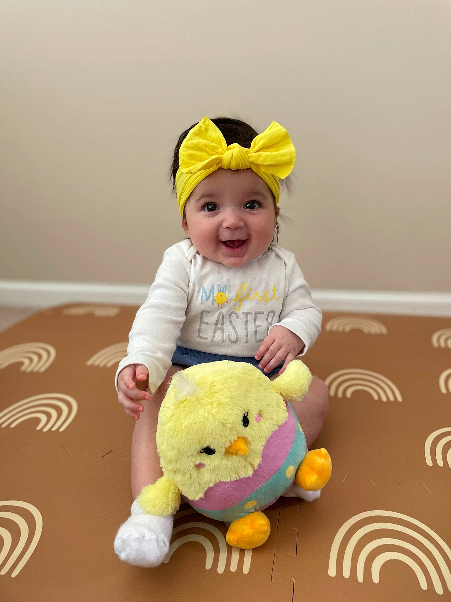 Grey joined the competition — help win amazing prizes! arm, baby, baby_playing_with_toys, baby_toddler_clothing, cheek, child, face, facial_expression, happy, head, headgear, headwear, person, pink, product, skin, sleeve, smile, t_shirt, textile