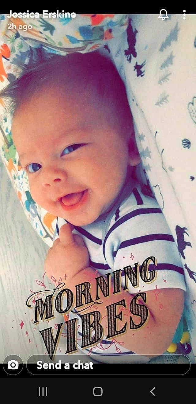 Kolton is registered to the contest to win money with this photo: baby, cheek, child, cool, ear, eye, face, facial_expression, forehead, happy, head, lip, nose, person, photo_caption, photography, skin, smile, toddler