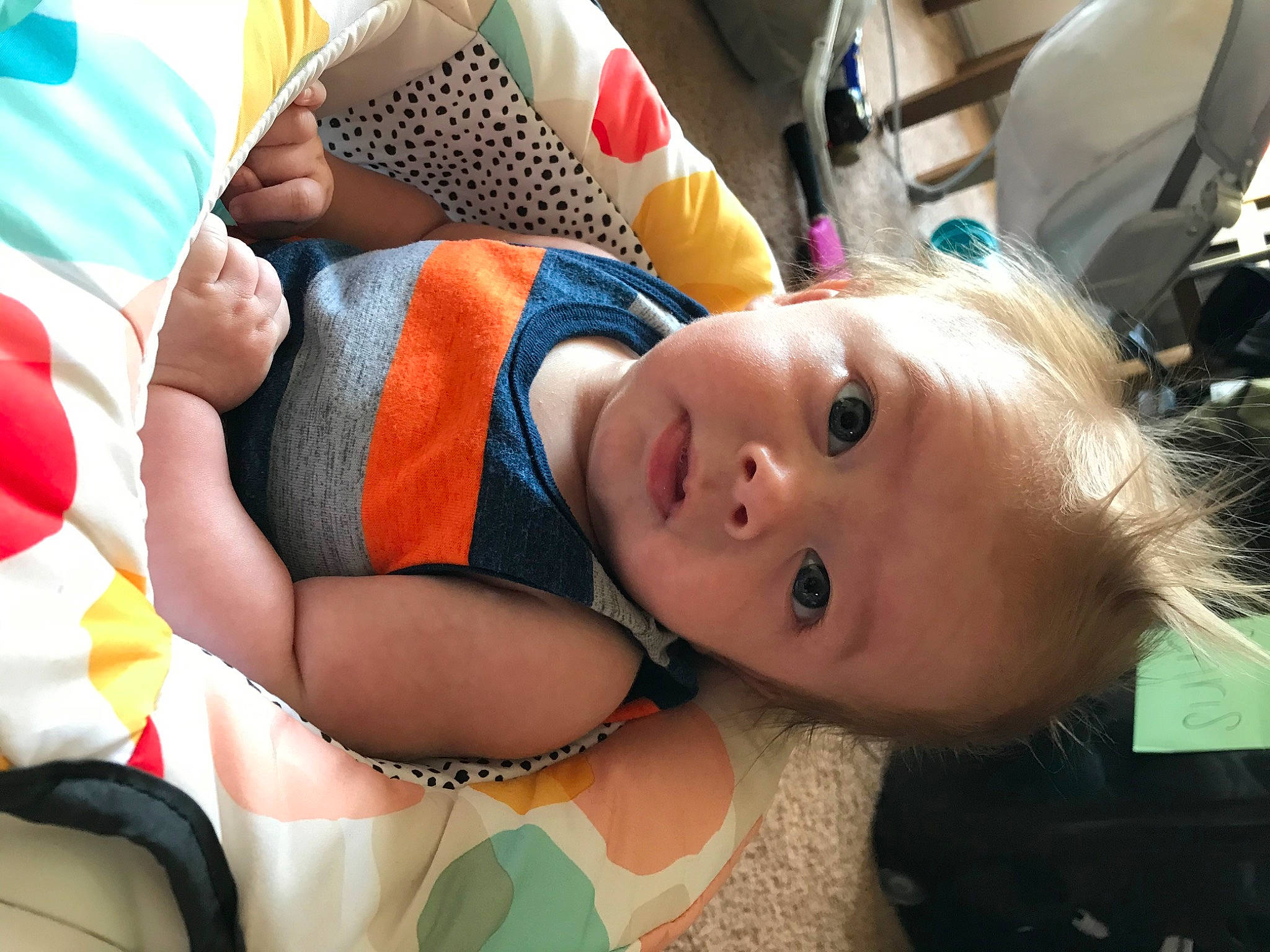 Kolton joined the competition — help win amazing prizes! baby, child, person