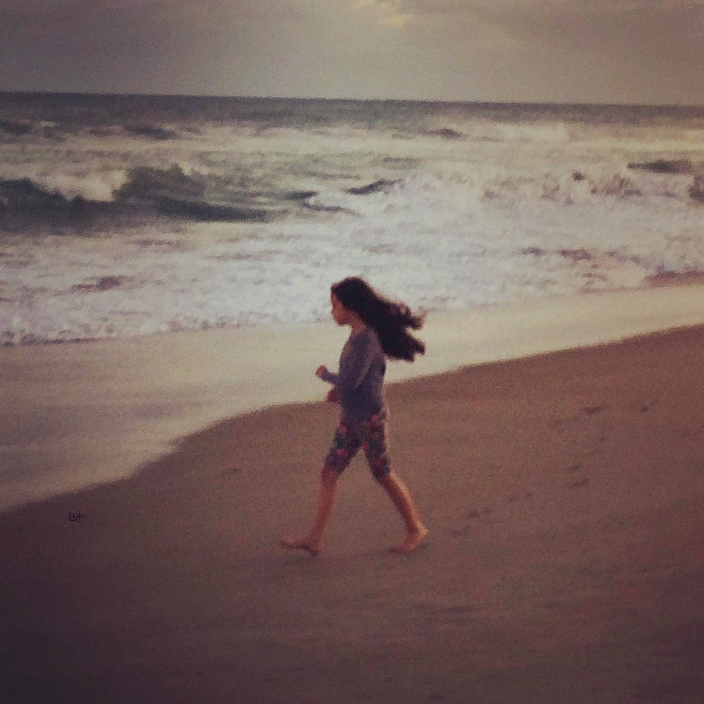 Stefani joined the competition — help win amazing prizes! azure, barefoot, beach, cloud, coastal_and_oceanic_landforms, fun, happy, horizon, landscape, mammal, people_in_nature, people_on_beach, person, sky, sunlight, tree, vertebrate, waist, water, wind_wave