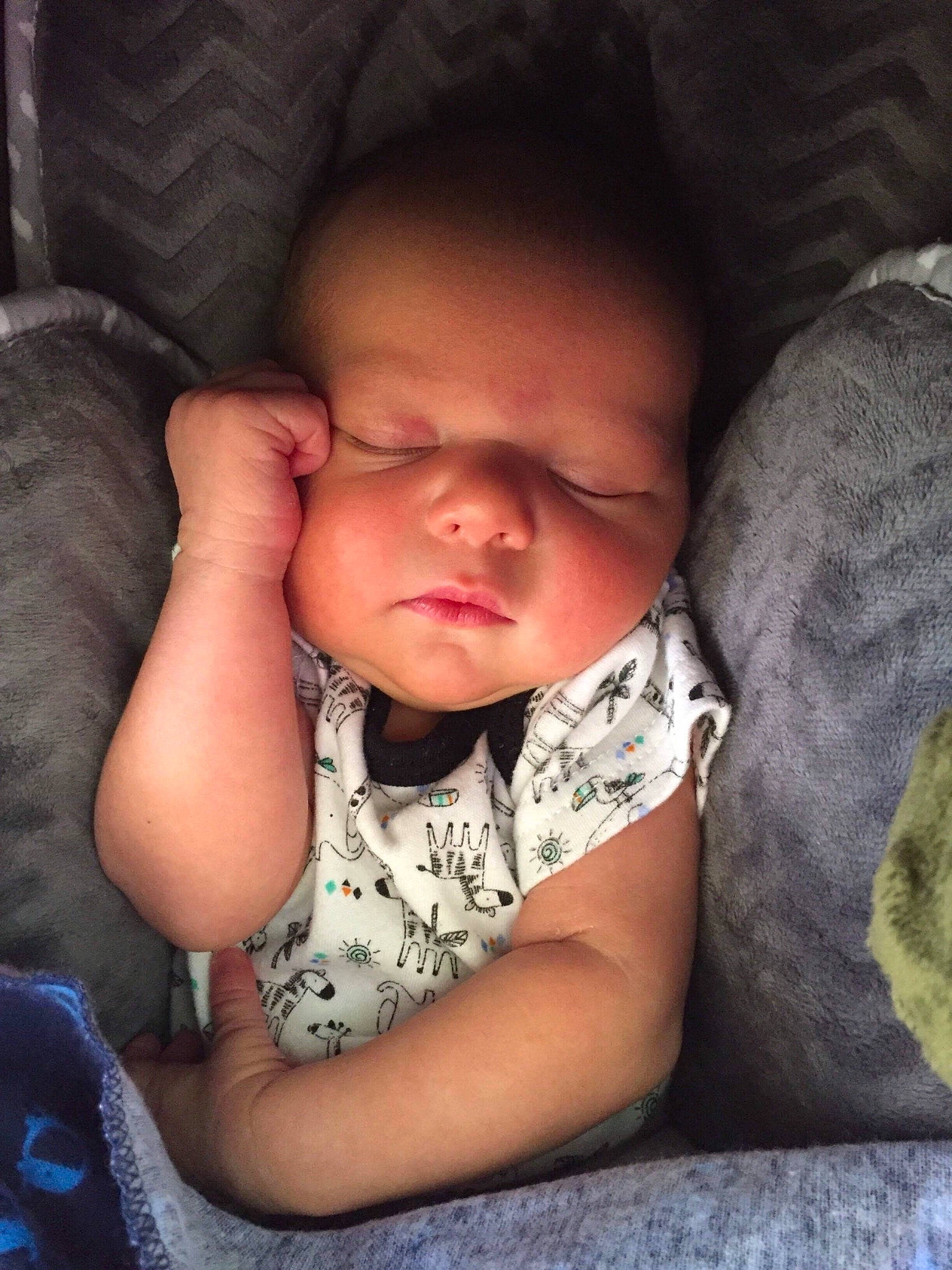 Bayne joined the competition — help win amazing prizes! baby, cheek, child, eye, face, hand, head, lip, mouth, nap, nose, person, skin, sleep, smile, toddler