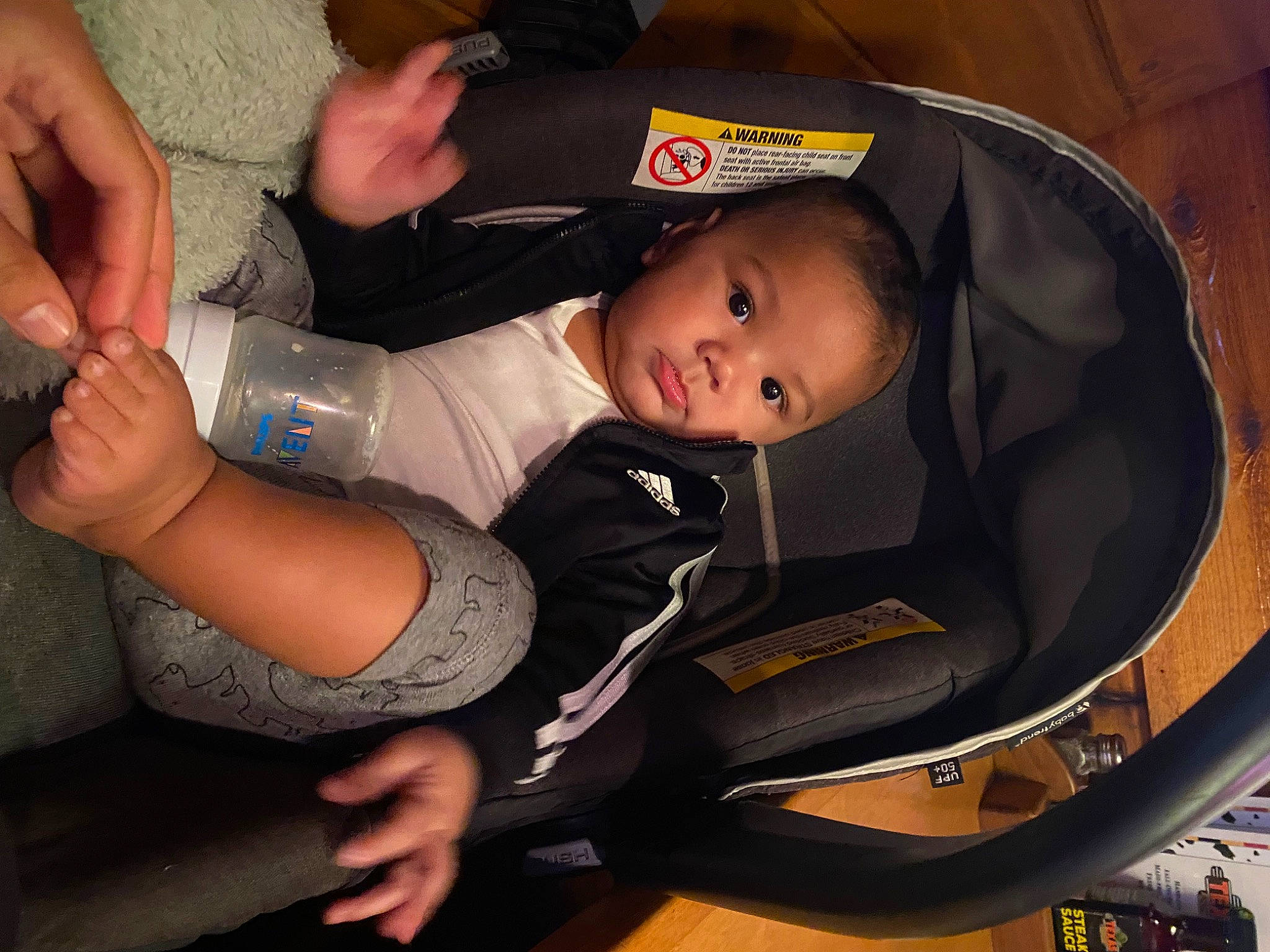 Alizae joined the competition — help win amazing prizes! auto_part, baby, baby_carriage, baby_products, baby_toddler_clothing, car_seat, chest, child, comfort, elbow, foot, fun, human_leg, knee, lap, nail, person, sitting, thigh, thumb