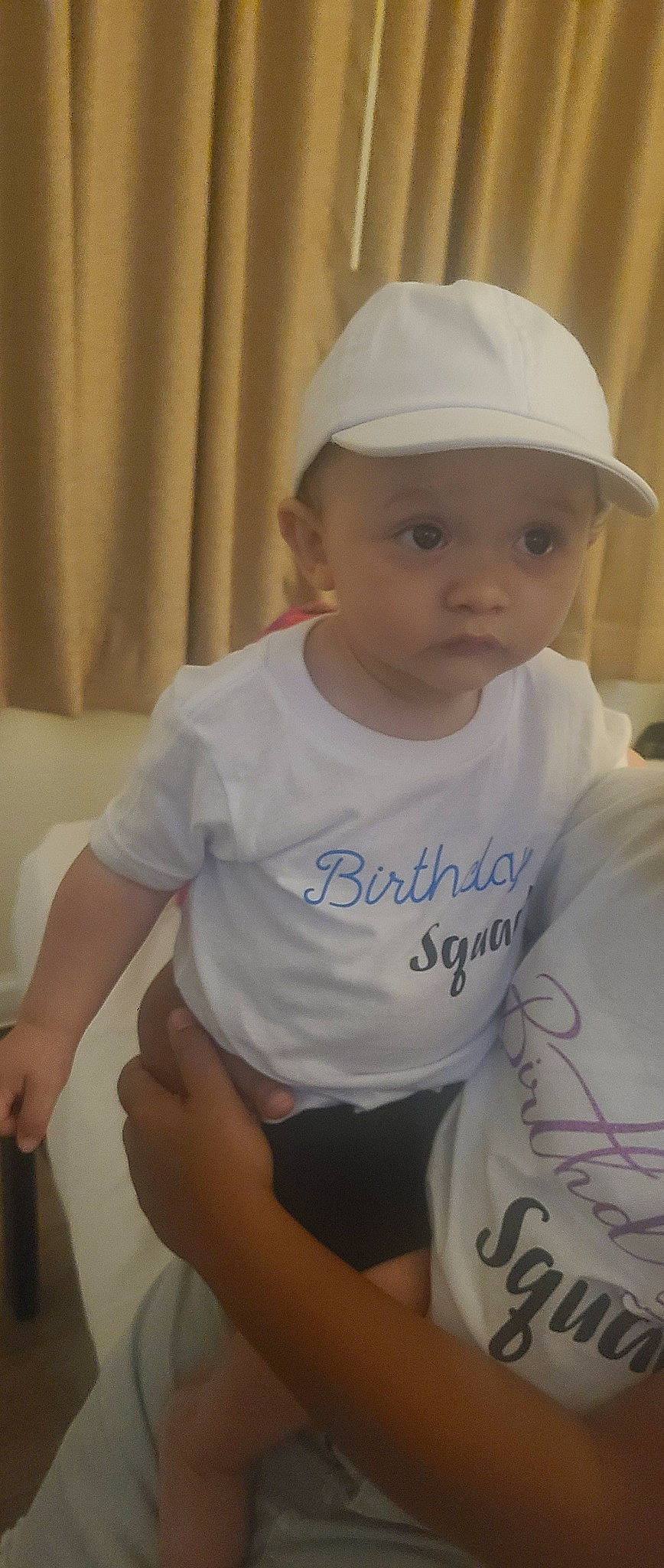 Jordan joined the competition — help win amazing prizes! baby, baby_toddler_clothing, cap, cheek, chin, cool, eye, eyebrow, face, finger, forehead, hair, happy, head, headwear, iris, lip, neck, person, skin