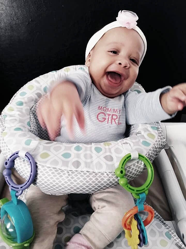 Ishara joined the competition — help win amazing prizes! arm, baby, baby_products, cheek, child, ear, facial_expression, person, play, product, sitting, smile, toddler