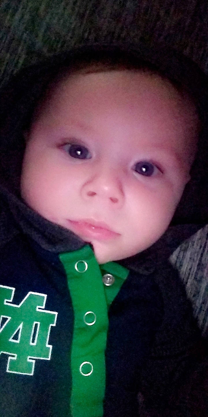 Bostyn joined the competition — help win amazing prizes! baby, black_hair, cheek, child, chin, cool, eye, eyebrow, face, forehead, green, head, iris, lip, mouth, neck, nose, outerwear, person, skin