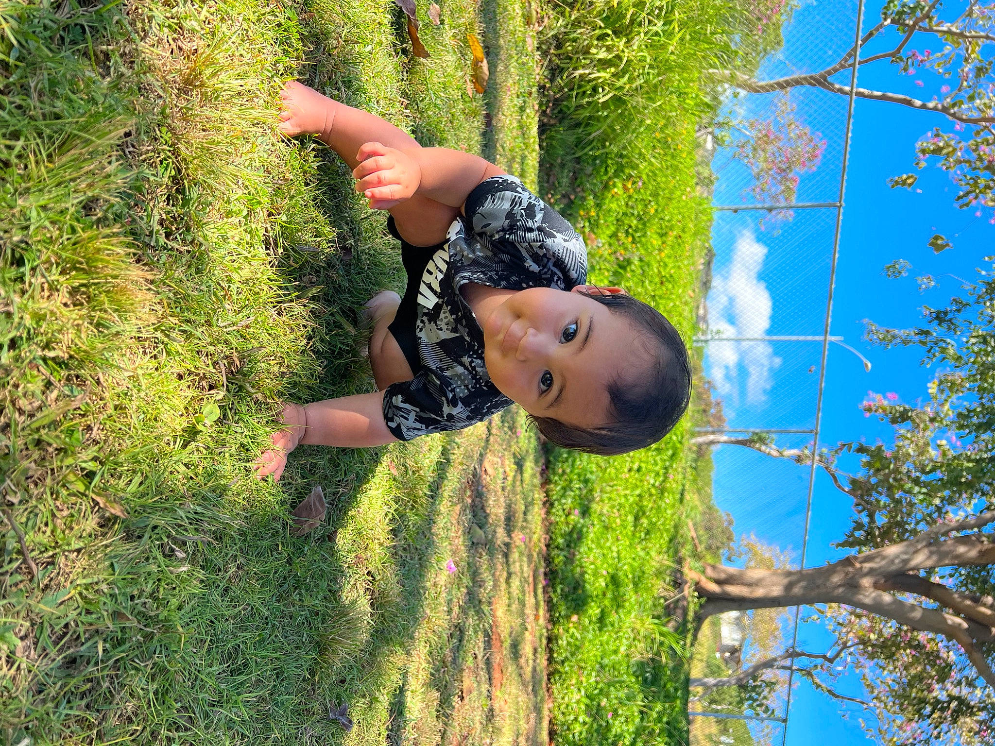 Storm joined the competition — help win amazing prizes! adventure, child, forest, fun, grass, grassland, happy, jungle, leisure, natural_environment, nature, people_in_nature, person, plant, recreation, sky, smile, soil, toddler, tree