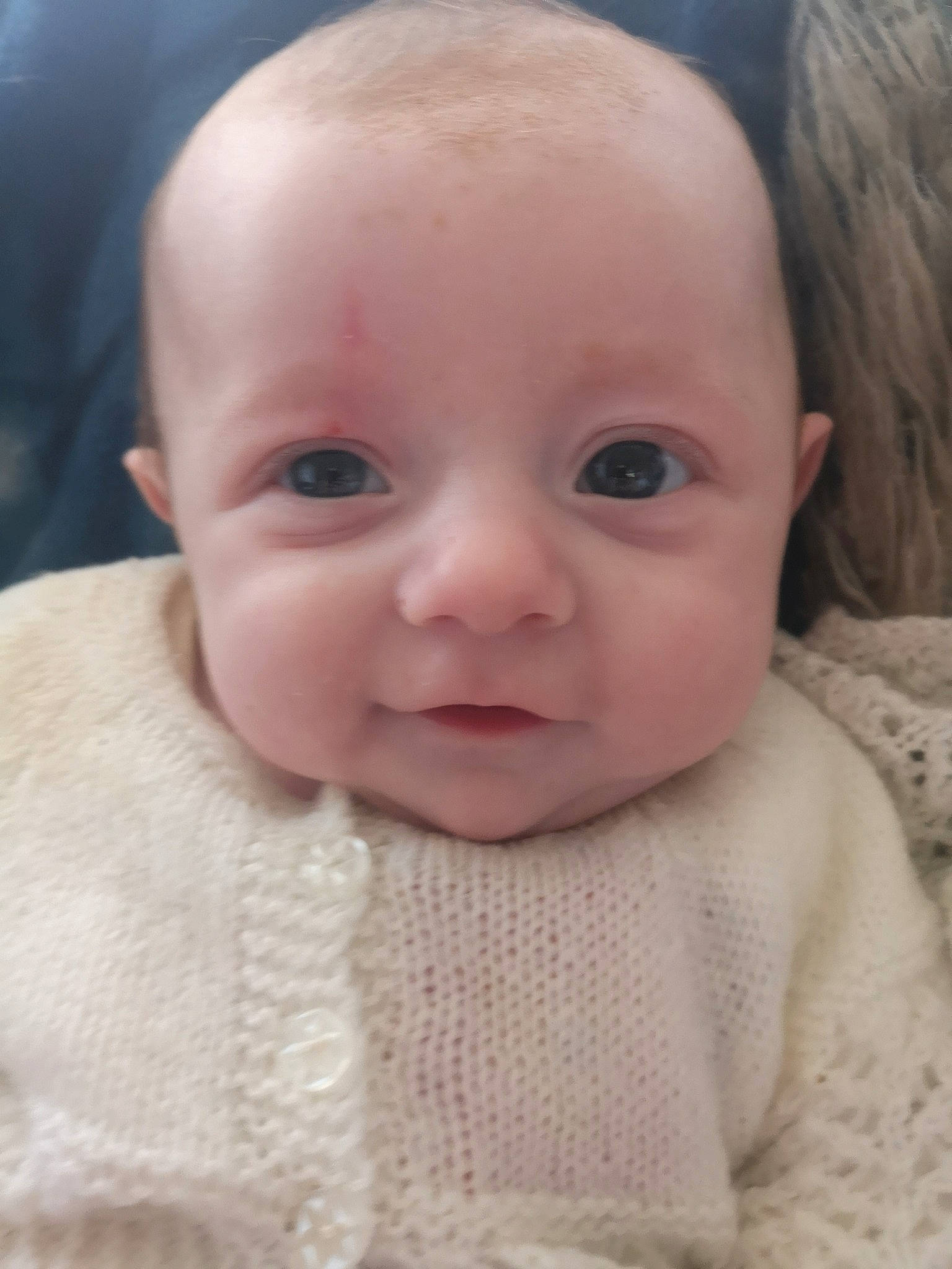 Paige joined the competition — help win amazing prizes! baby, baby_toddler_clothing, cheek, child, chin, ear, eye, eyebrow, eyelash, forehead, iris, jaw, lip, mouth, nose, organ, person, skin, textile, toddler