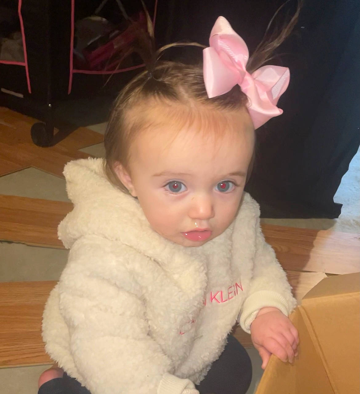 Aliyana joined the competition — help win amazing prizes! arm, baby, baby_toddler_clothing, cheek, ear, eye, finger, hair, hairstyle, hand, head, human_body, iris, neck, nose, organ, person, pink, skin, sleeve