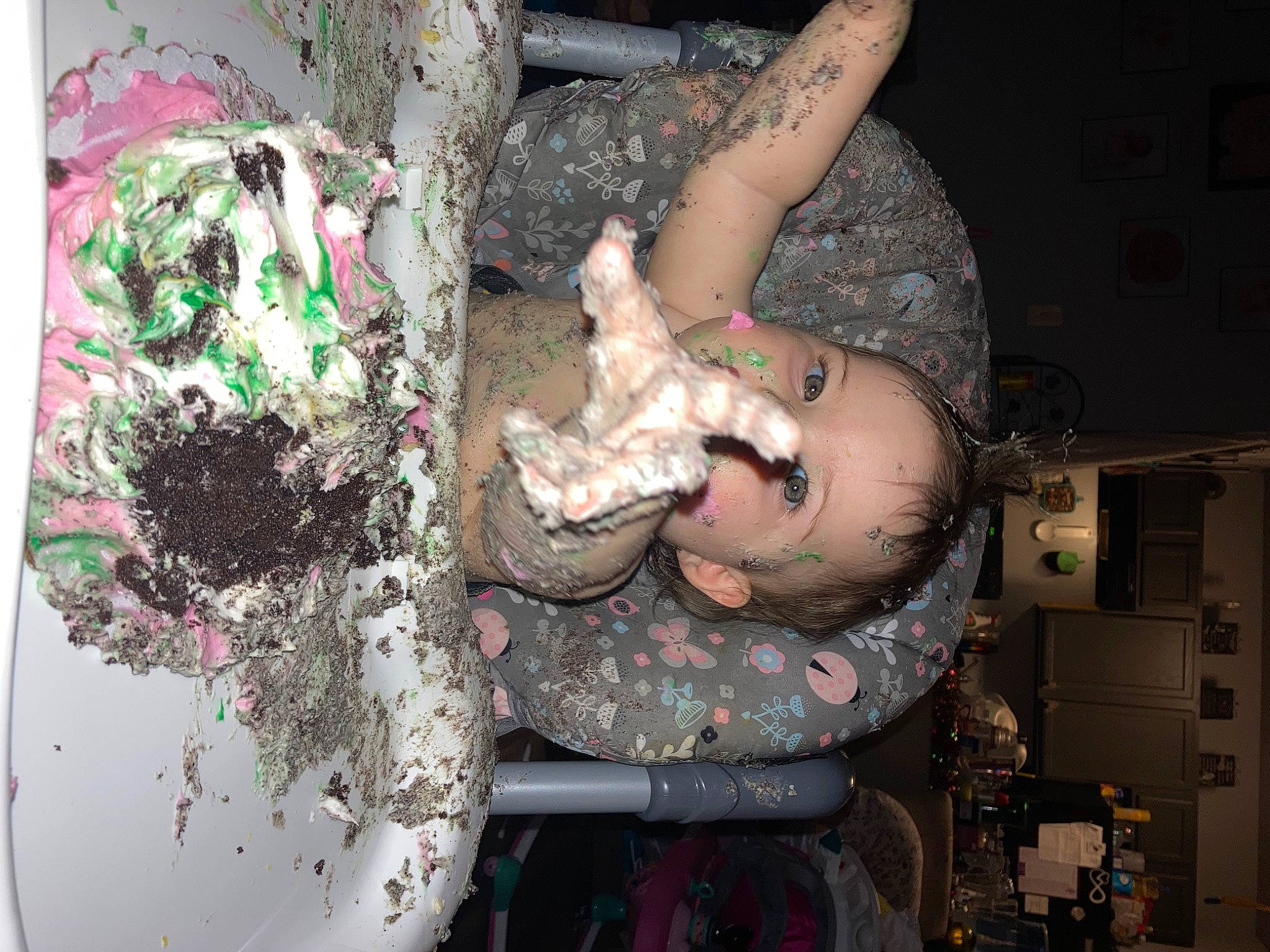 Clementine joined the competition — help win amazing prizes! art, artist, chest, child, event, flesh, fun, gesture, mouth, paint, painting, person, pink, room, thigh, tree, visual_arts, zombie