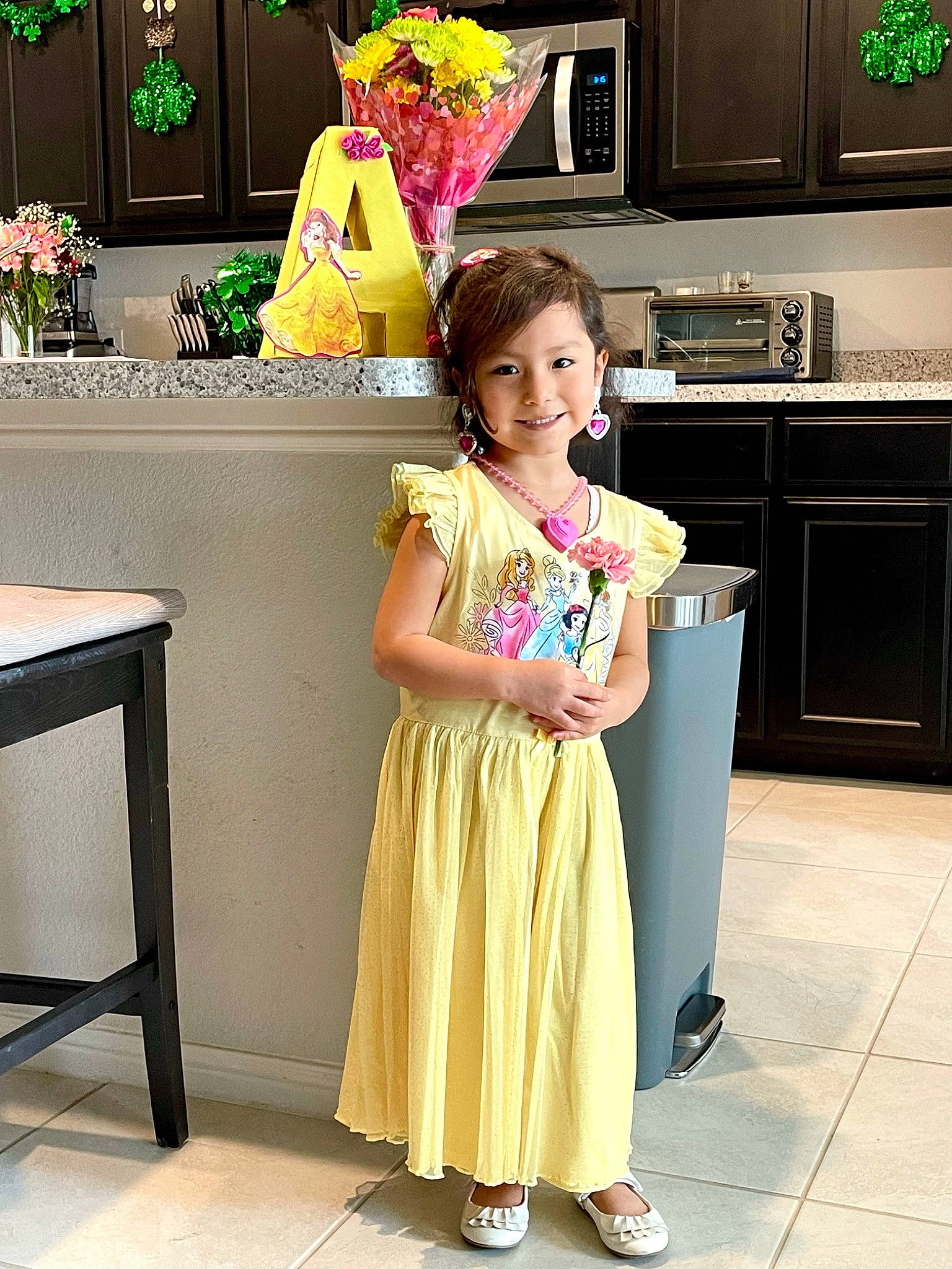 Sofia joined the competition — help win amazing prizes! child, dress, event, fashion, fashion_design, flower, fun, green, happy, home_appliance, joy, kitchen_appliance, magenta, person, pink, plant, room, snapshot, standing, toddler