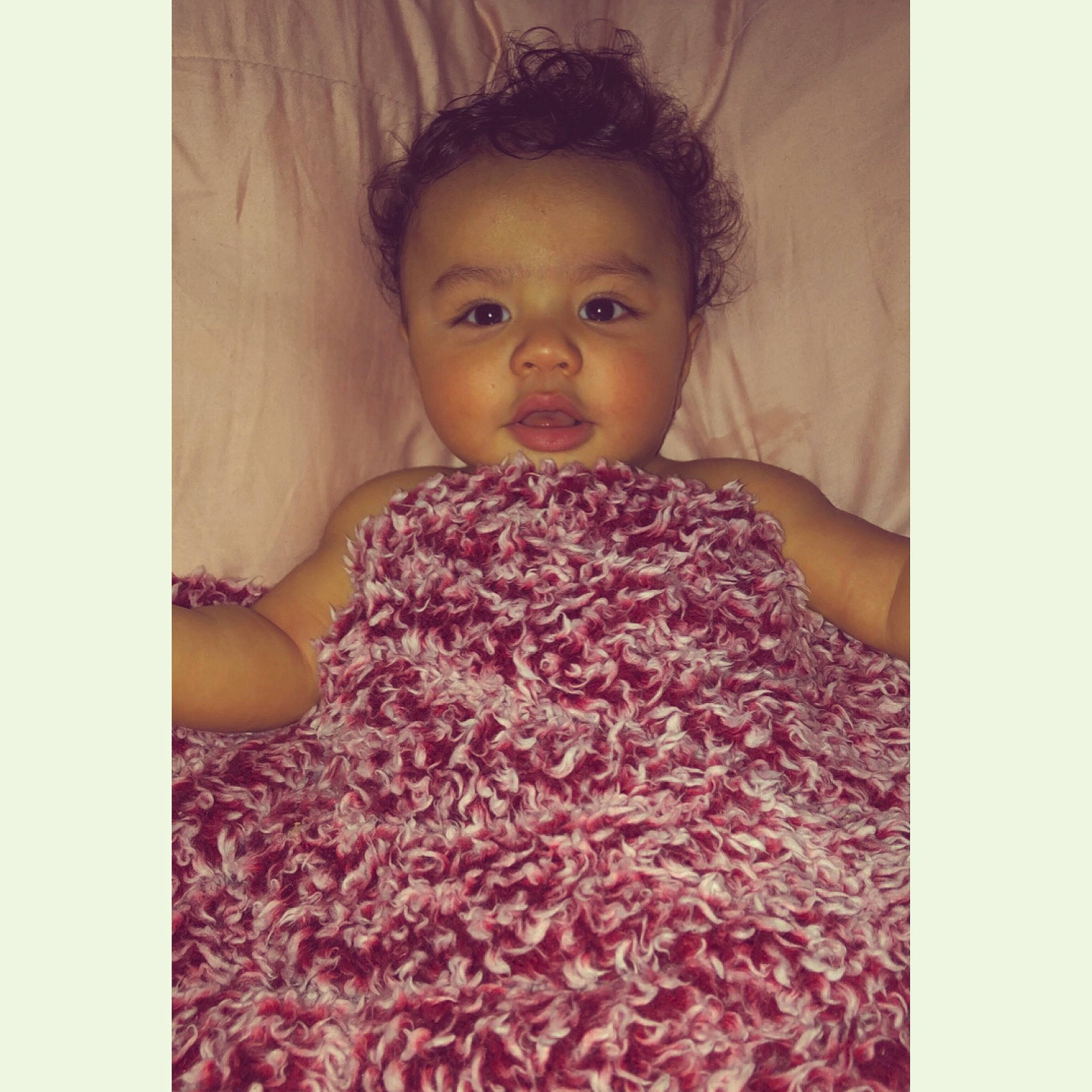 Ameer joined the competition — help win amazing prizes! baby, baby_toddler_clothing, child, child_model, day_dress, eye, eyebrow, eyelash, forehead, hairstyle, magenta, mouth, nightwear, nose, one_piece_garment, person, pink, portrait_photography, skin, textile