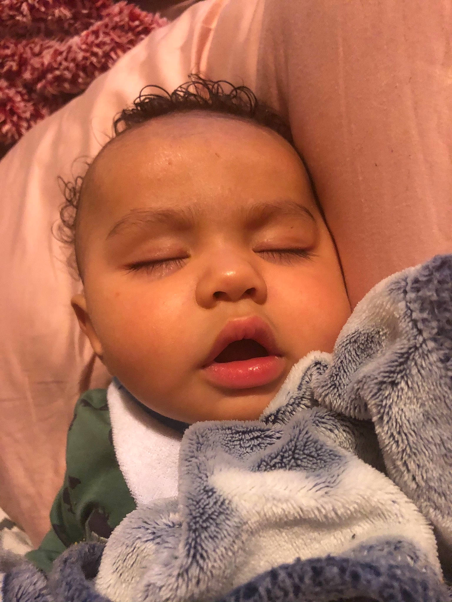 Ameer joined the competition — help win amazing prizes! baby, baby_products, baby_sleeping, baby_toddler_clothing, bedtime, cheek, child, close_up, comfort, eyebrow, eyelash, forehead, hair_accessory, headband, linens, lip, nap, person, skin, sleep