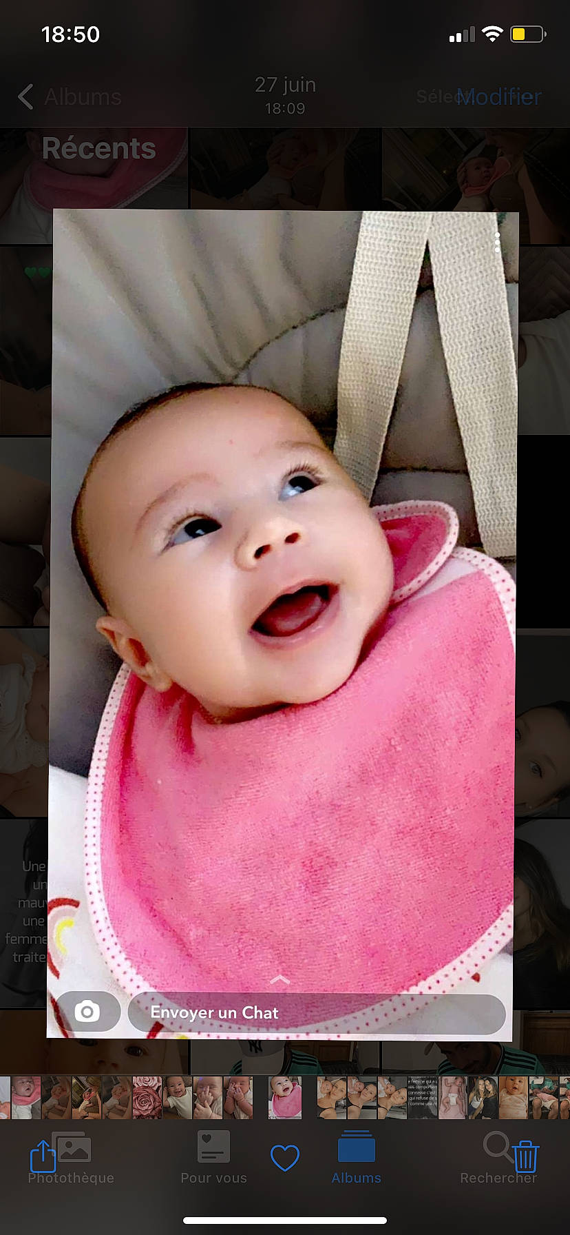 Lyana a rejoint le concours — aidez-le/la à gagner de superbes lots ! baby, baby_toddler_clothing, cheek, eye, face, facial_expression, happy, head, human, iris, lip, mouth, outerwear, person, pink, product, skin, sleeve, smile, textile