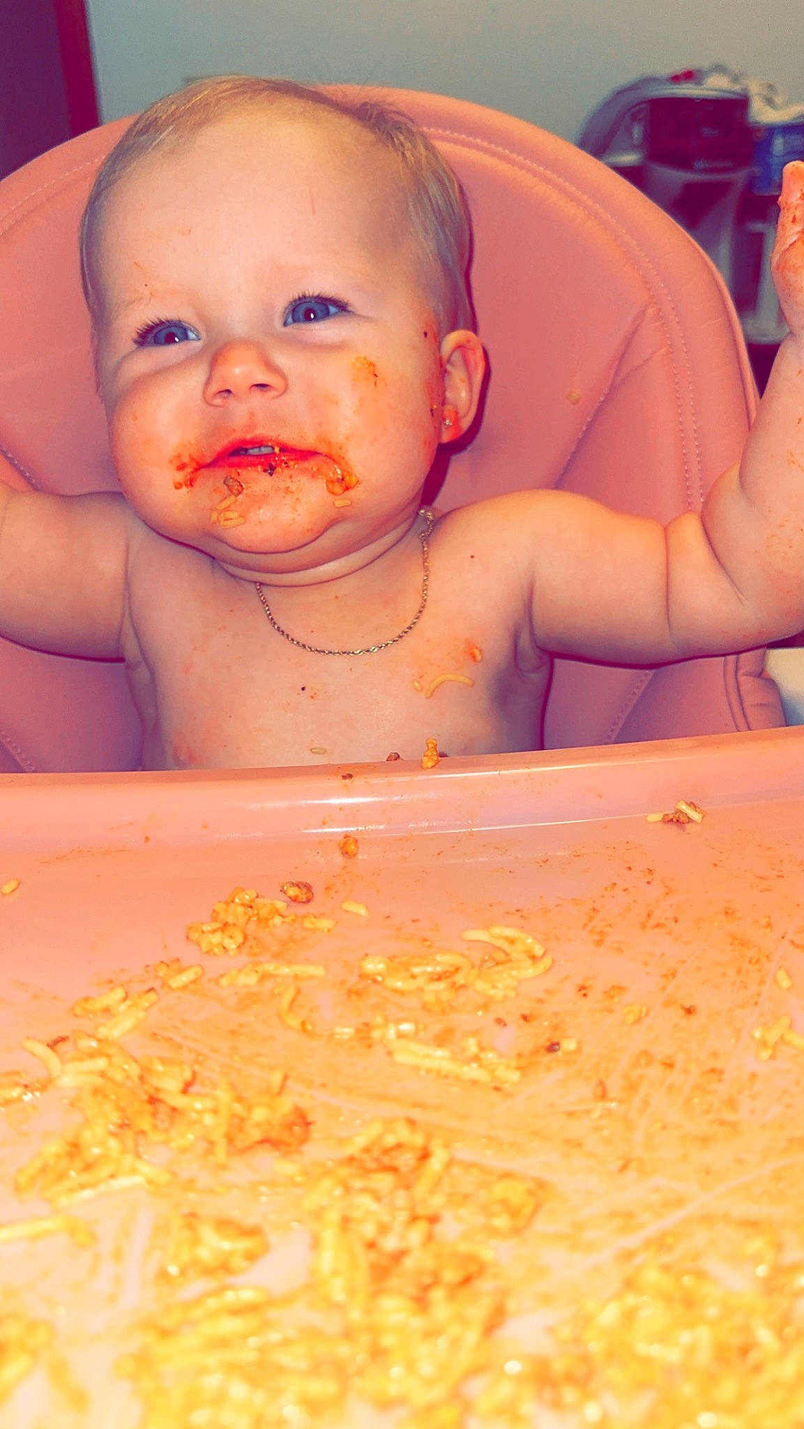 Shylin joined the competition — help win amazing prizes! baby, baby_bathing, bathing, beauty, cheek, chest, child, eye, fun, hairstyle, happy, ingredient, leisure, lip, mouth, nose, orange, person, play, smile