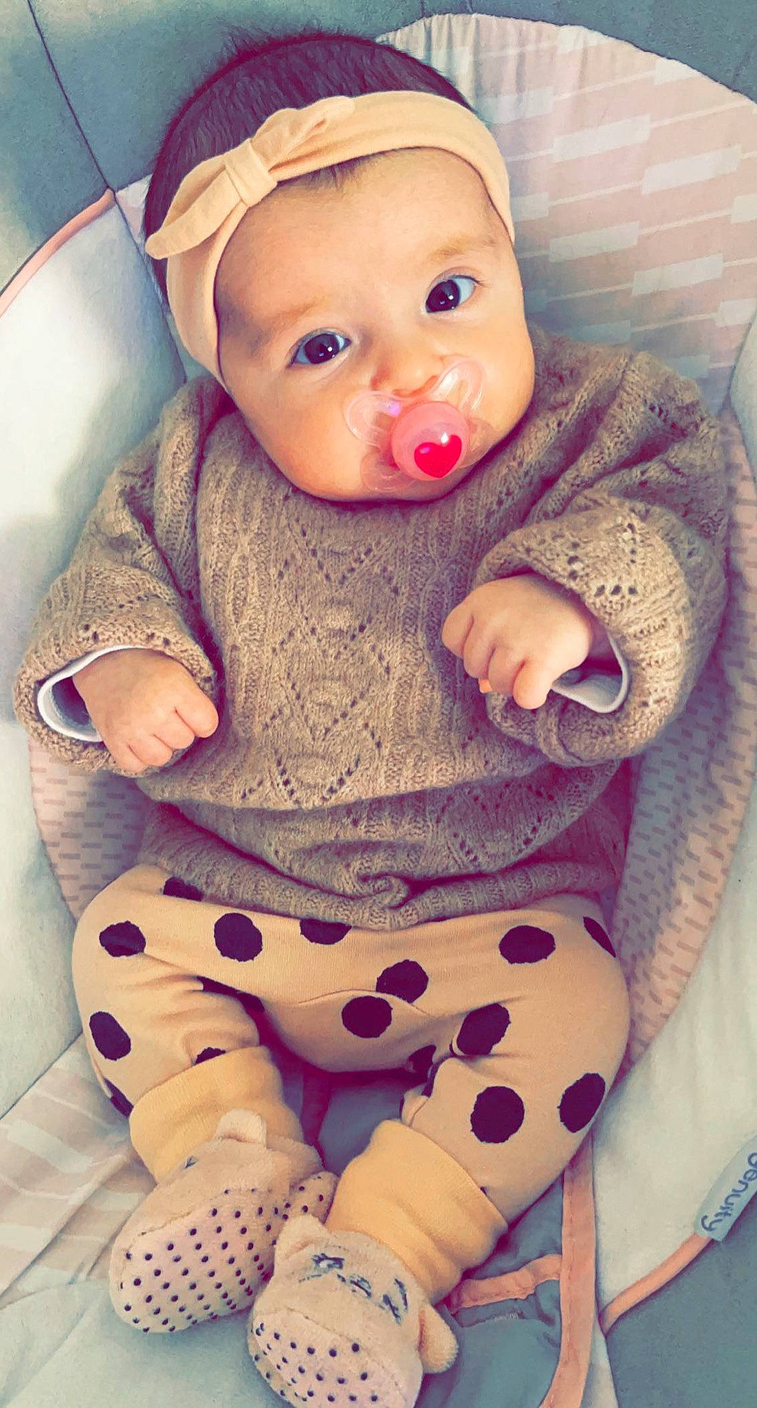 Elena participe au concours pour gagner de l'argent avec cette photo : baby_toddler_clothing, blue, cheek, clothing, doll, eye, hand, head, headwear, human_body, lip, organ, outerwear, person, pink, product, purple, skin, sleeve, textile