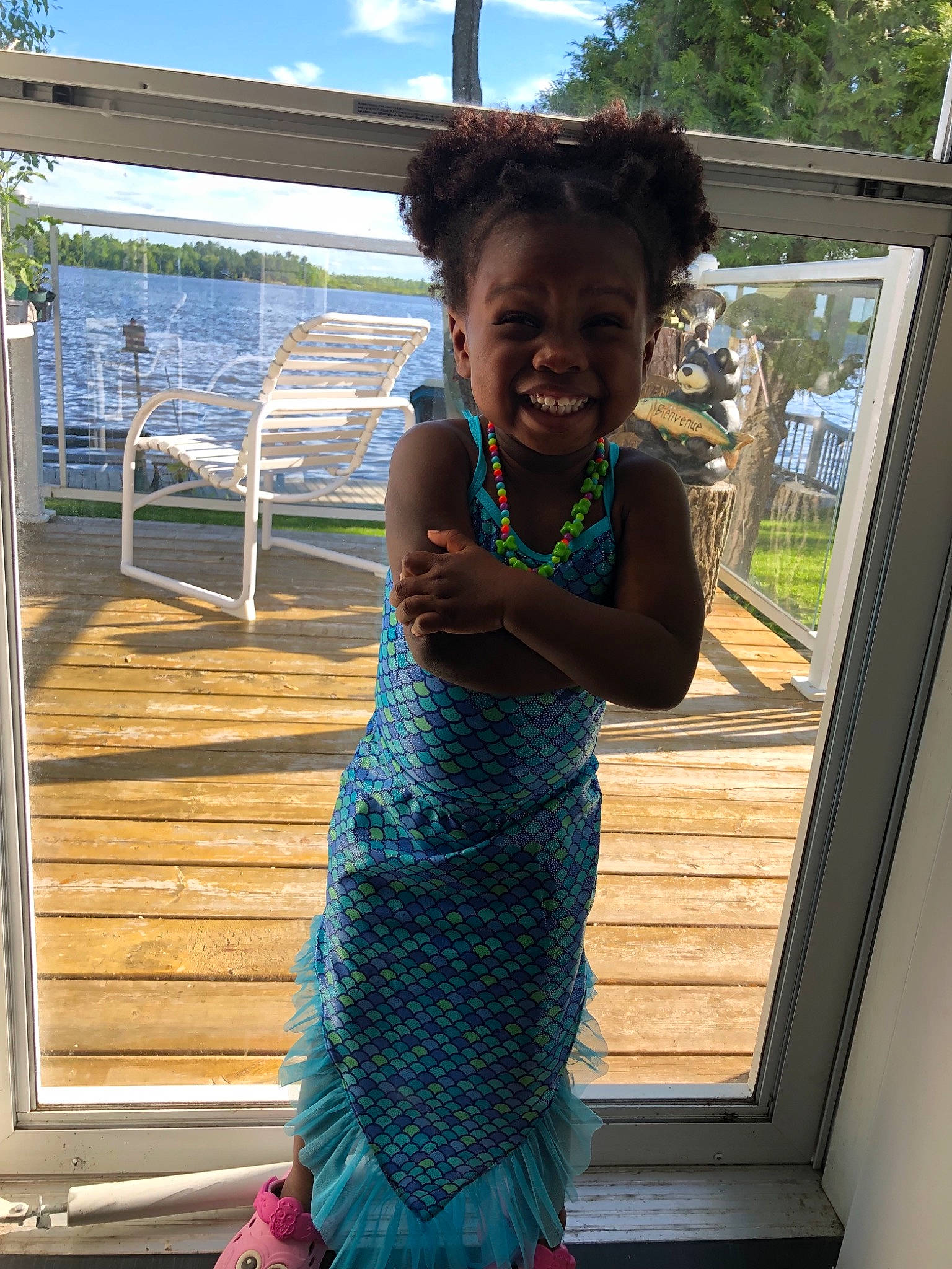 Carina joined the competition — help win amazing prizes! child, dress, joint, joy, person, shoulder, smile, vacation, window