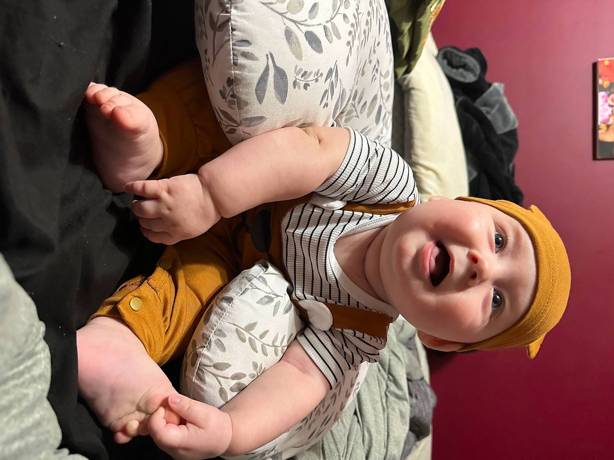 Cole joined the competition — help win amazing prizes! comfort, dress, elbow, finger, fun, gesture, hand, happy, headwear, human_body, joint, leg, mouth, nail, person, picture_frame, skin, sleeve, smile, thigh