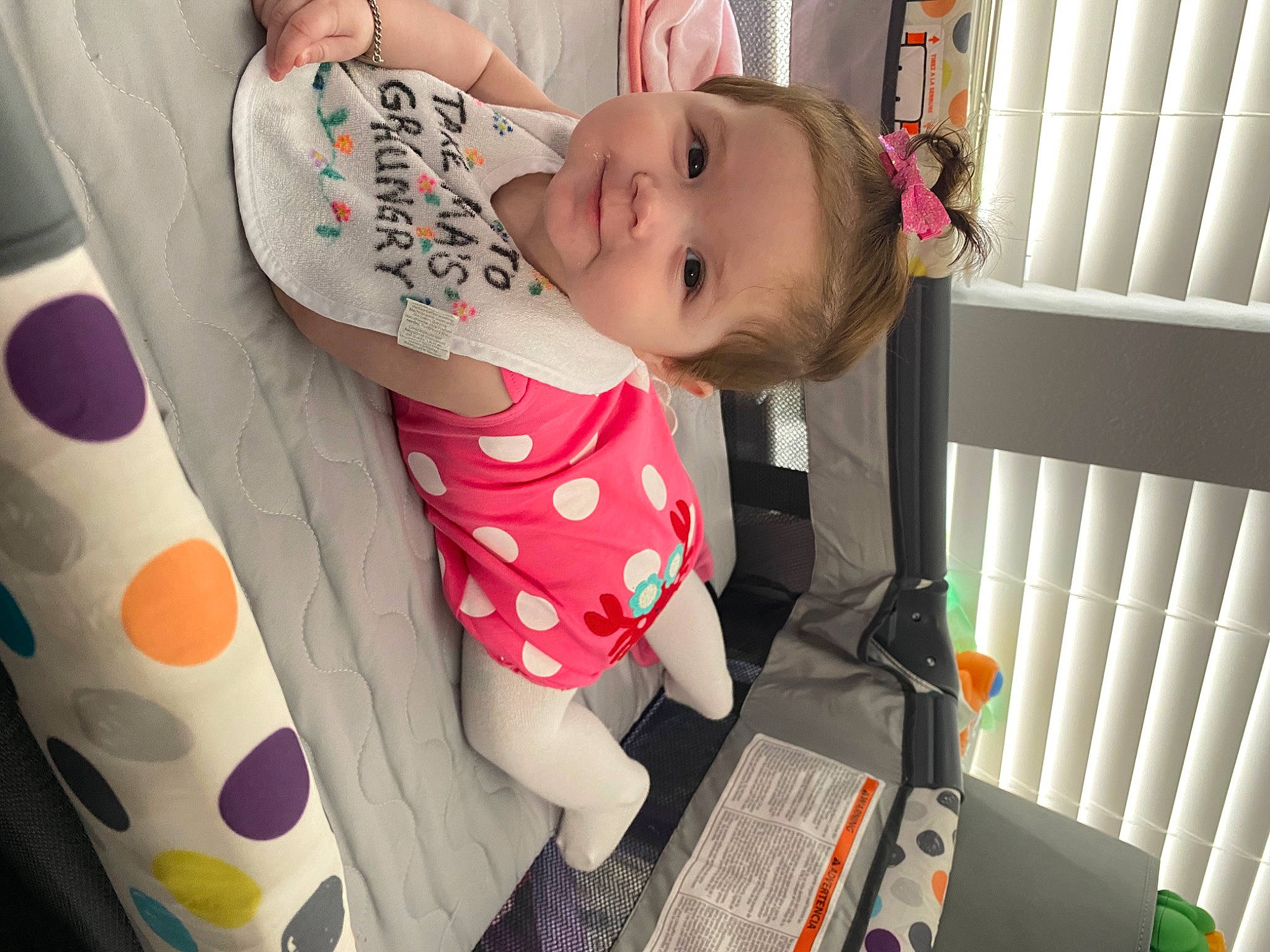 Azalia joined the competition — help win amazing prizes! baby, baby_products, baby_safety, baby_toddler_clothing, child, comfort, computer_keyboard, cradle, fun, nursery, pattern, person, pink, play, product, room, skin, sleeve, smile, t_shirt