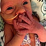 Luca James joined the competition — help win amazing prizes! newborn, baby, infant, hospital, medical_tube, feeding_tube, hand, face, blanket, skin, closeup, fragile, care, hospital_equipment, patient, tiny_hands, swaddled, premature, resting, healthcare