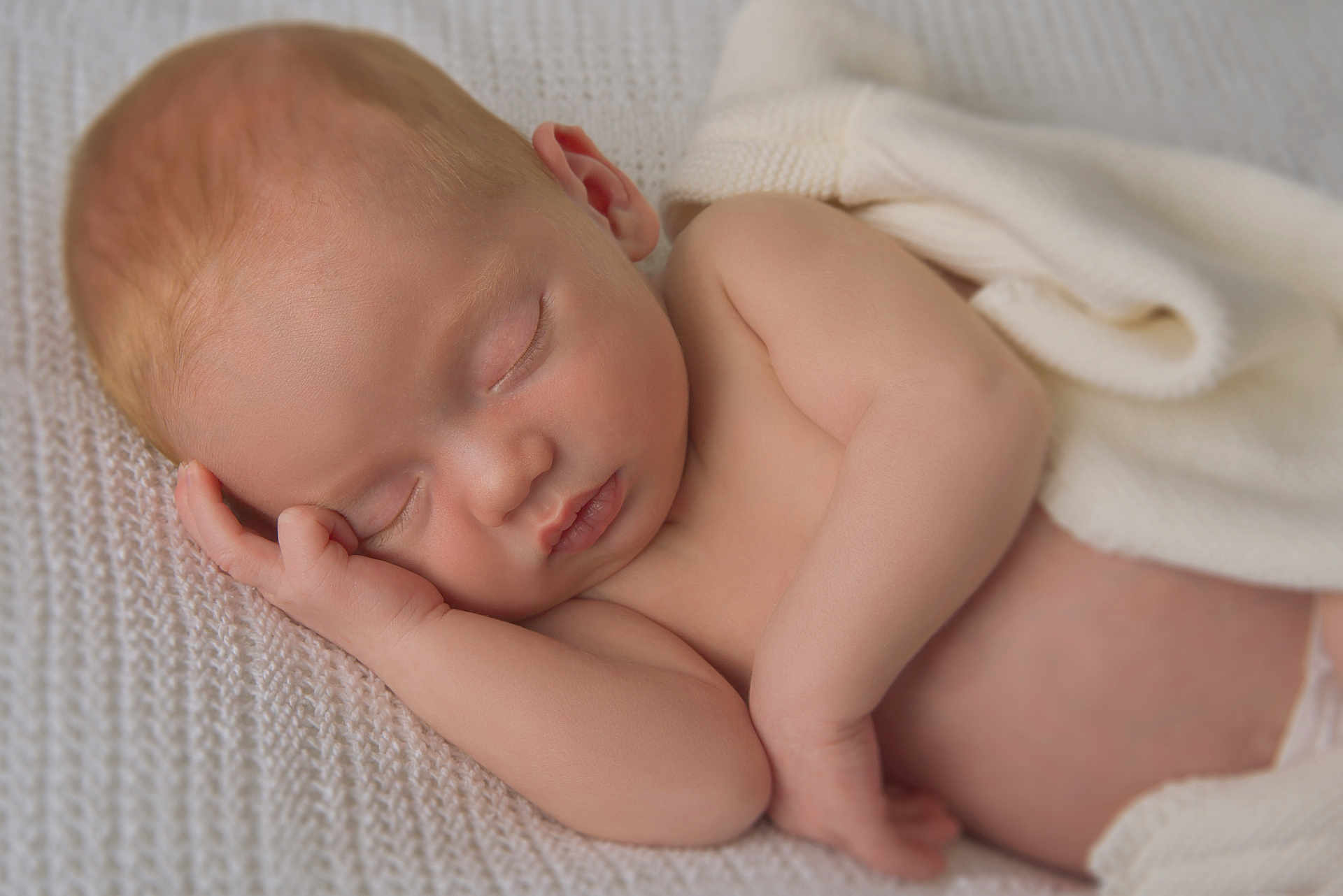 George joined the competition — help win amazing prizes! baby, newborn, sleeping, blanket, soft, knitted, skin, peaceful, infant, closeup, wrapped, resting, cute, child, portrait, napping, cozy, natural_light, relaxing, tender