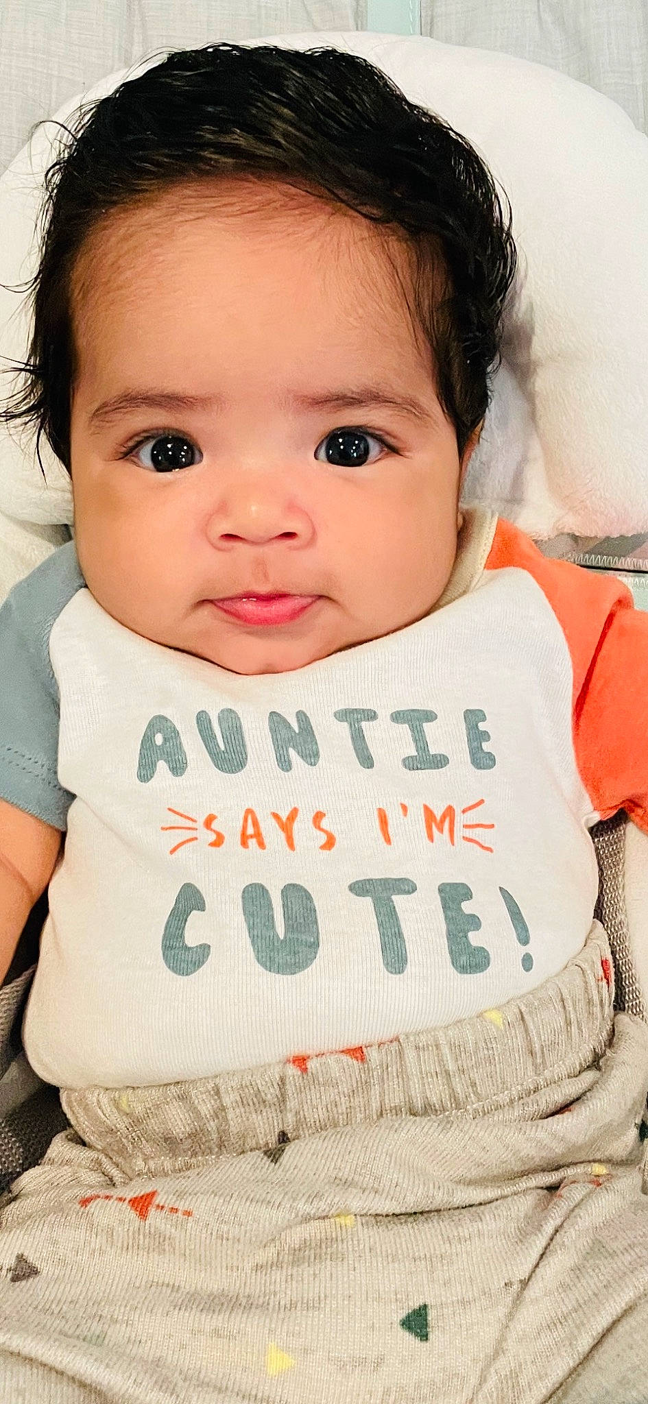 Evan joined the competition — help win amazing prizes! baby, baby_toddler_clothing, cheek, chin, cool, dress, eye, eyebrow, eyelash, happy, iris, lip, mouth, neck, nose, outerwear, person, pink, skin, sleeve