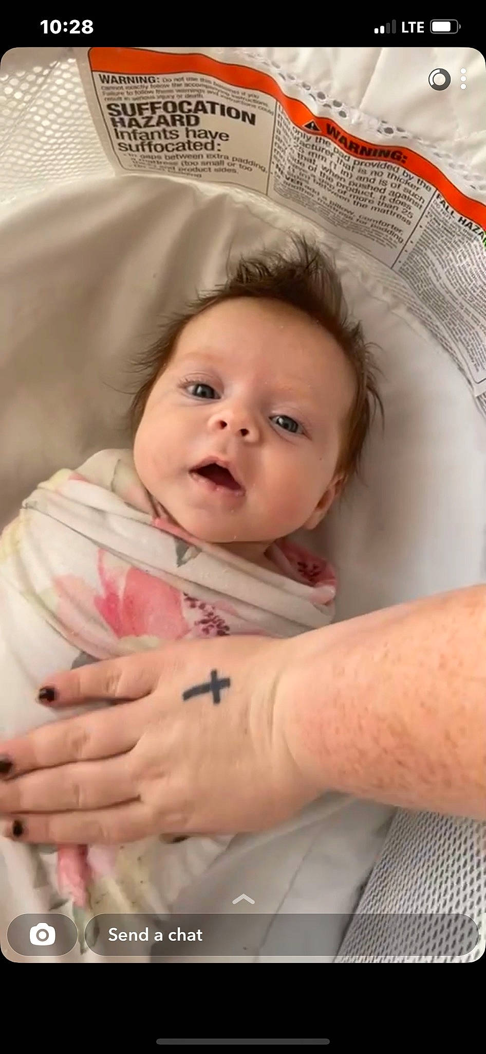 Maddie joined the competition — help win amazing prizes! baby, cheek, chin, comfort, eye, eyebrow, eyelash, facial_expression, finger, gesture, hand, iris, lip, mouth, nose, person, skin, sleeve, smile, stomach