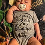 baby, pacifier, onesie, sleeping, infant, blanket, clothing, child, cute, resting, toddler, human, skin, arm, hand, leg, text, fabric, soft, comfort