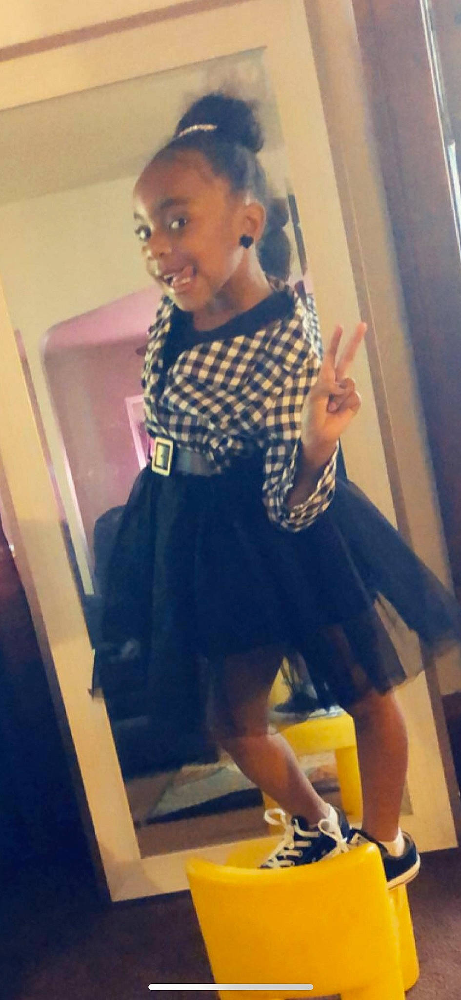 Amour joined the competition — help win amazing prizes! abdomen, black, black_hair, child, clothing, dress, ear, footwear, leg, little_black_dress, long_hair, nose, person, photography, selfie, shoe, style, toddler, top, trunk