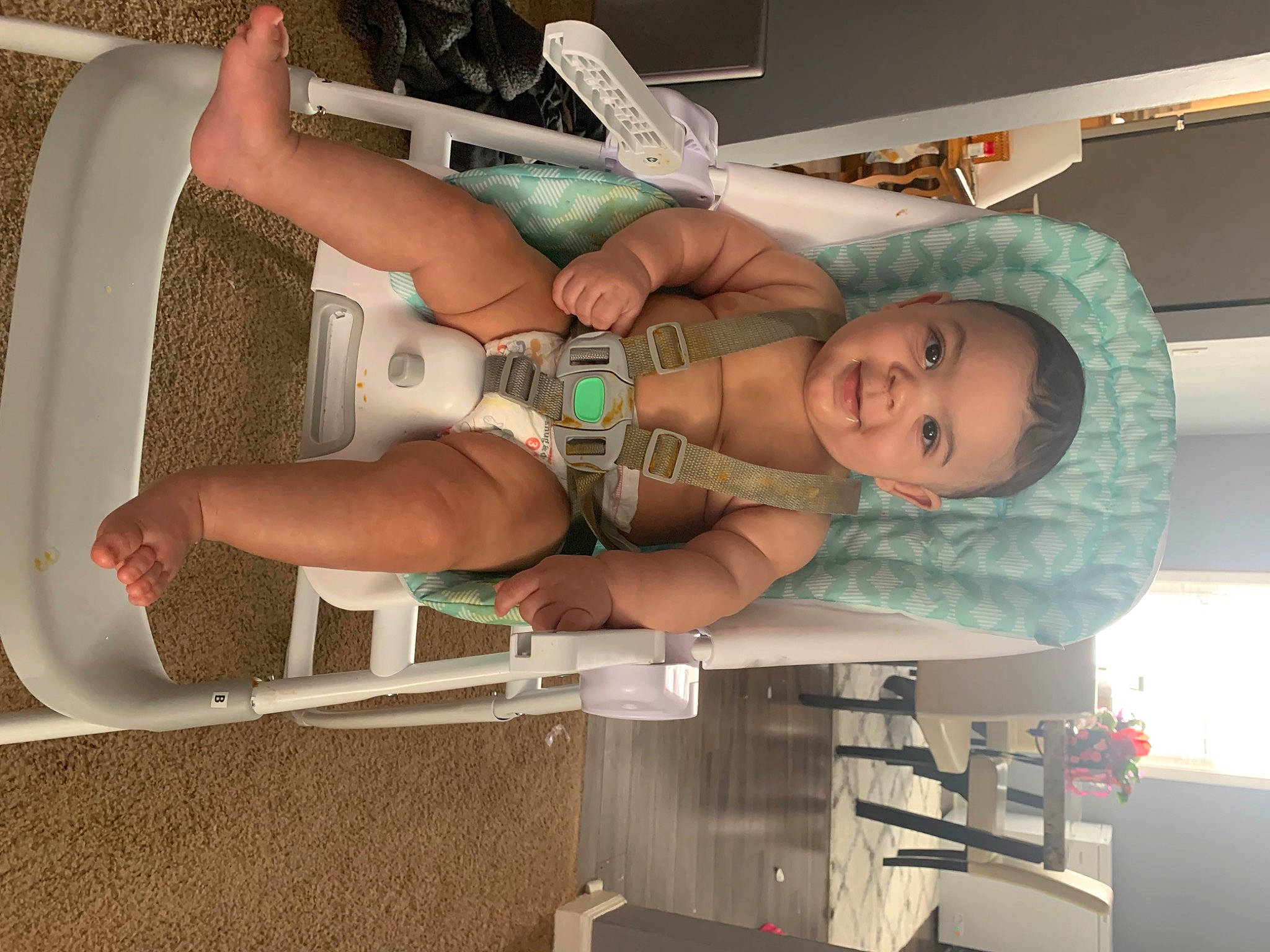 Carmelo joined the competition — help win amazing prizes! abdomen, baby, baby_products, chest, child, comfort, fun, hat, human_leg, joy, person, room, sandal, service, shelf, smile, thigh, toddler